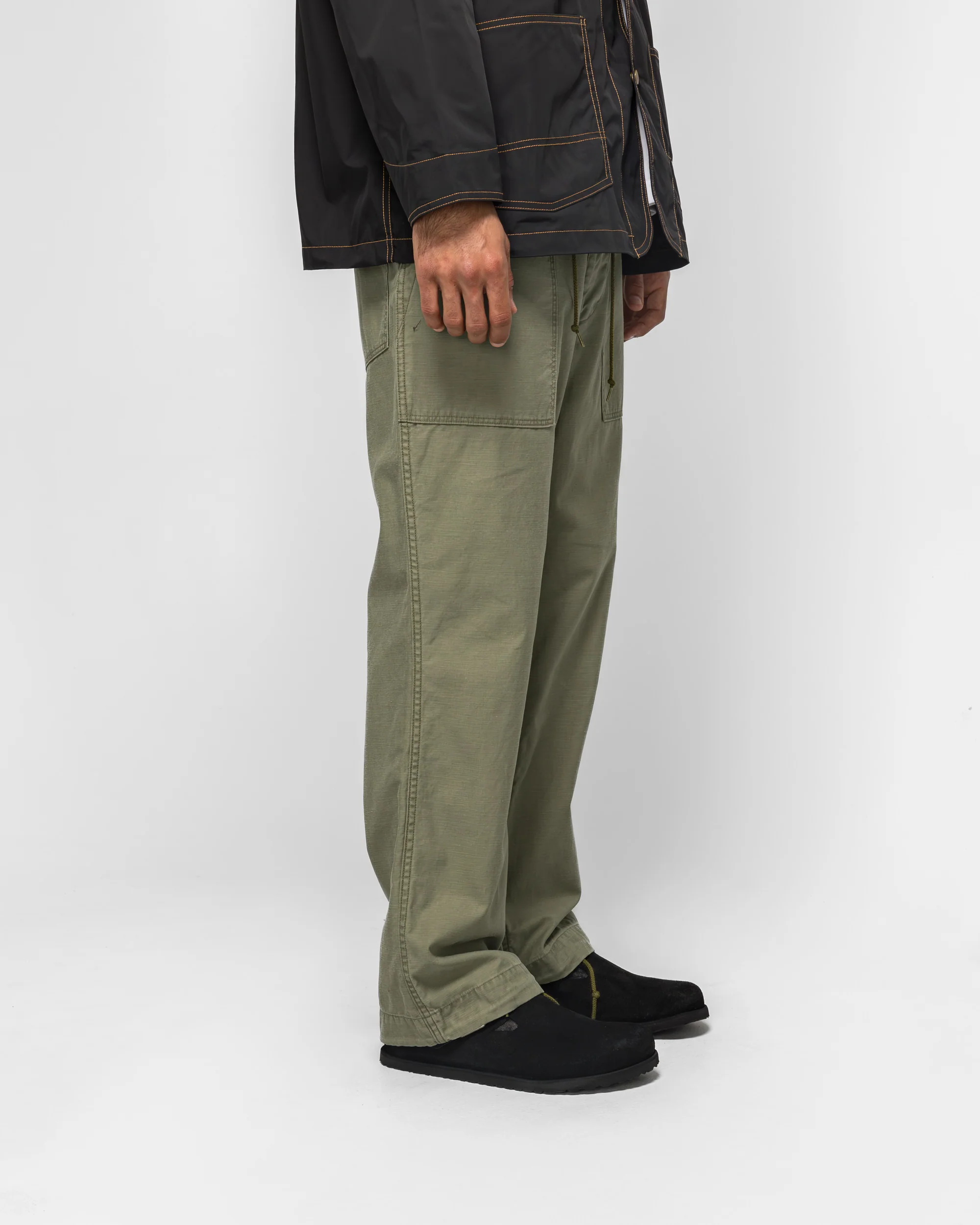 String Field Pant - Olive Reversed Sateen - Image 3