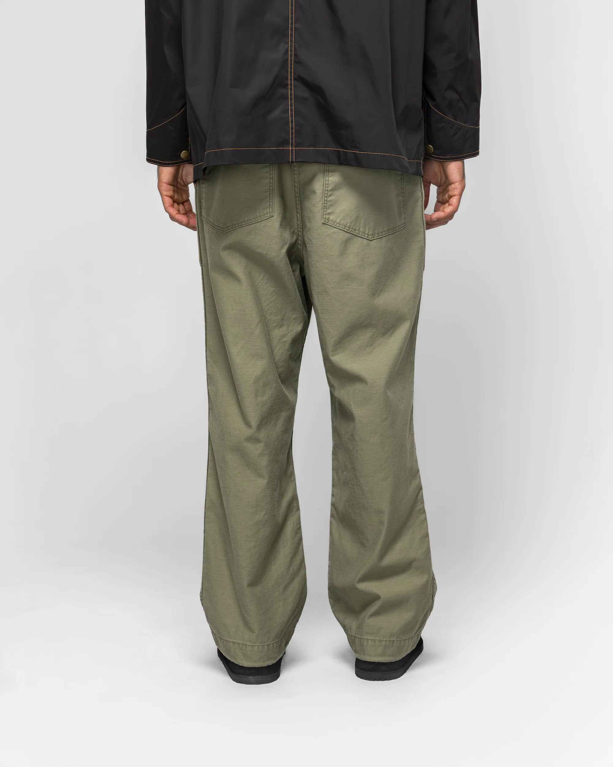 String Field Pant - Olive Reversed Sateen - Image 4