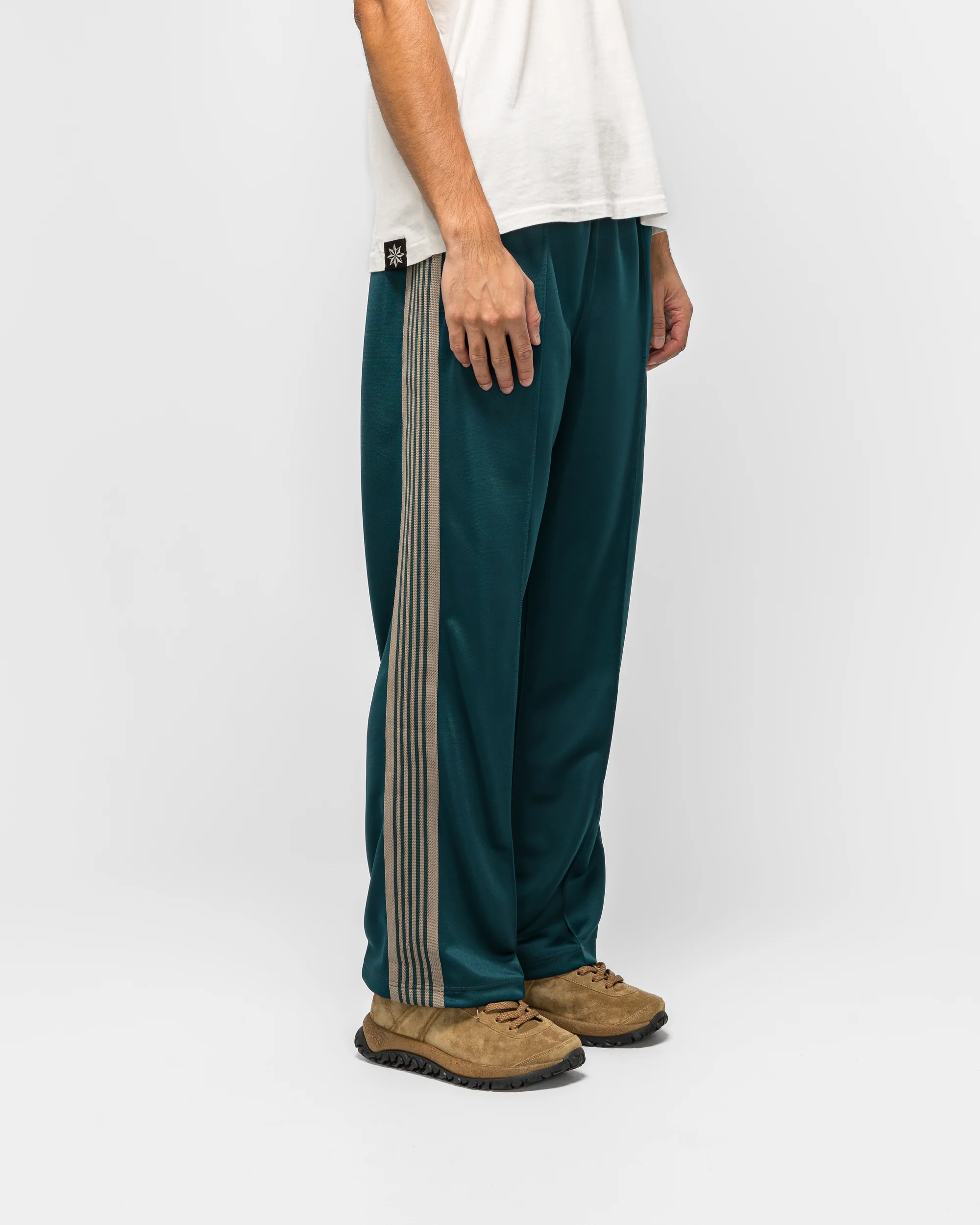 Track Pant - Green Poly Smooth - Image 3
