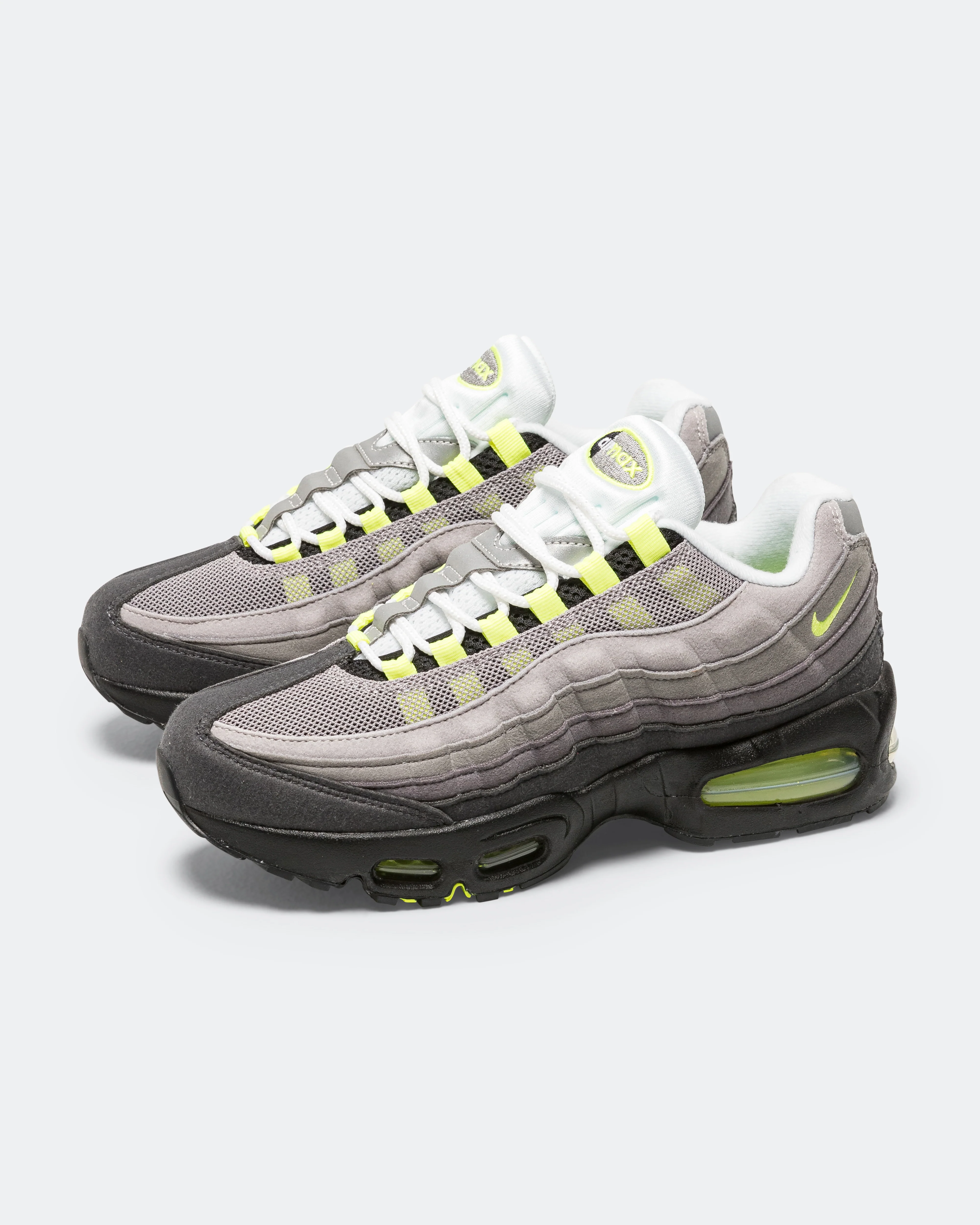 Air Max 95 Big Bubble GS - Black/Neon Yellow-Light Graphite - Image 2