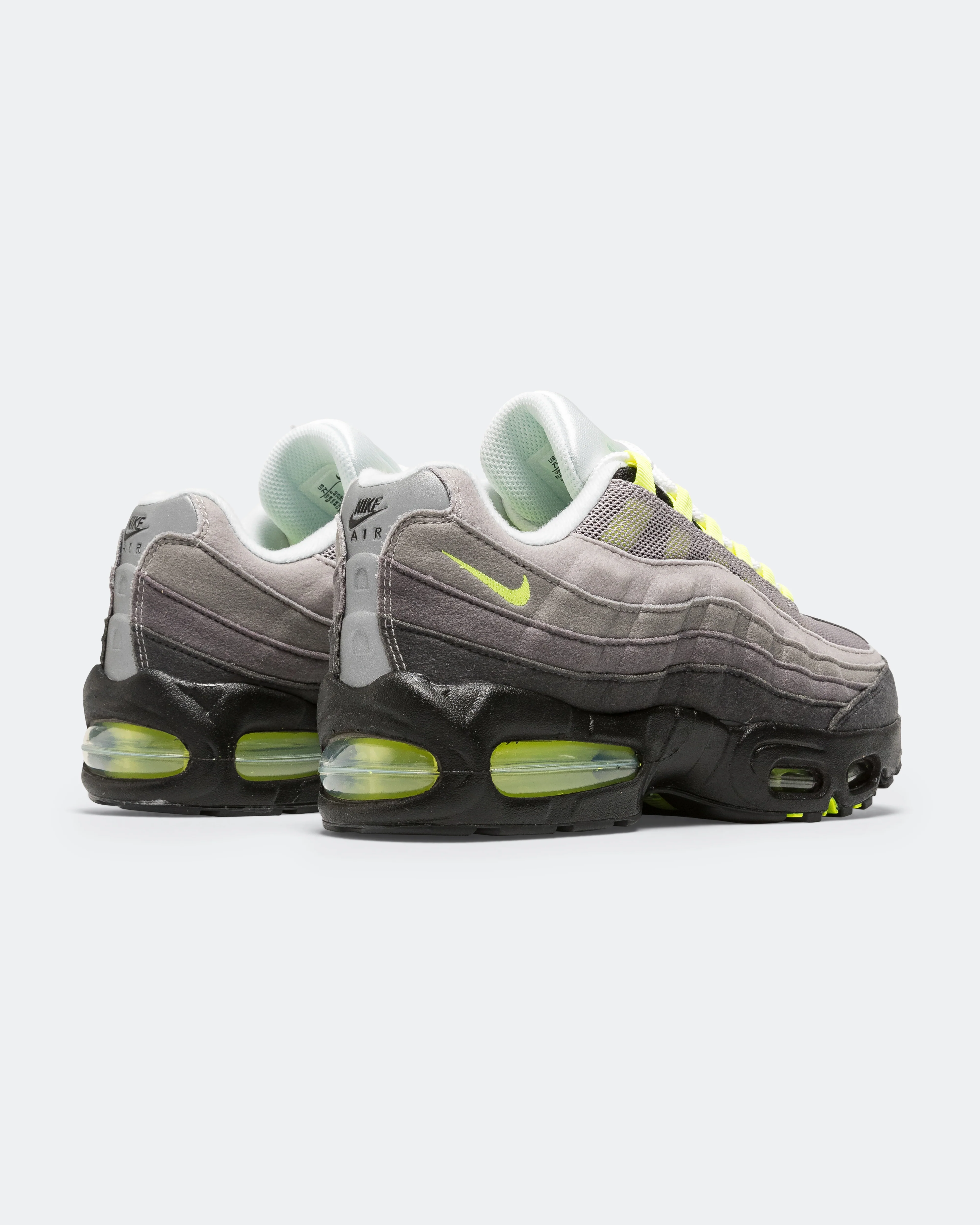 Air Max 95 Big Bubble GS - Black/Neon Yellow-Light Graphite - Image 3