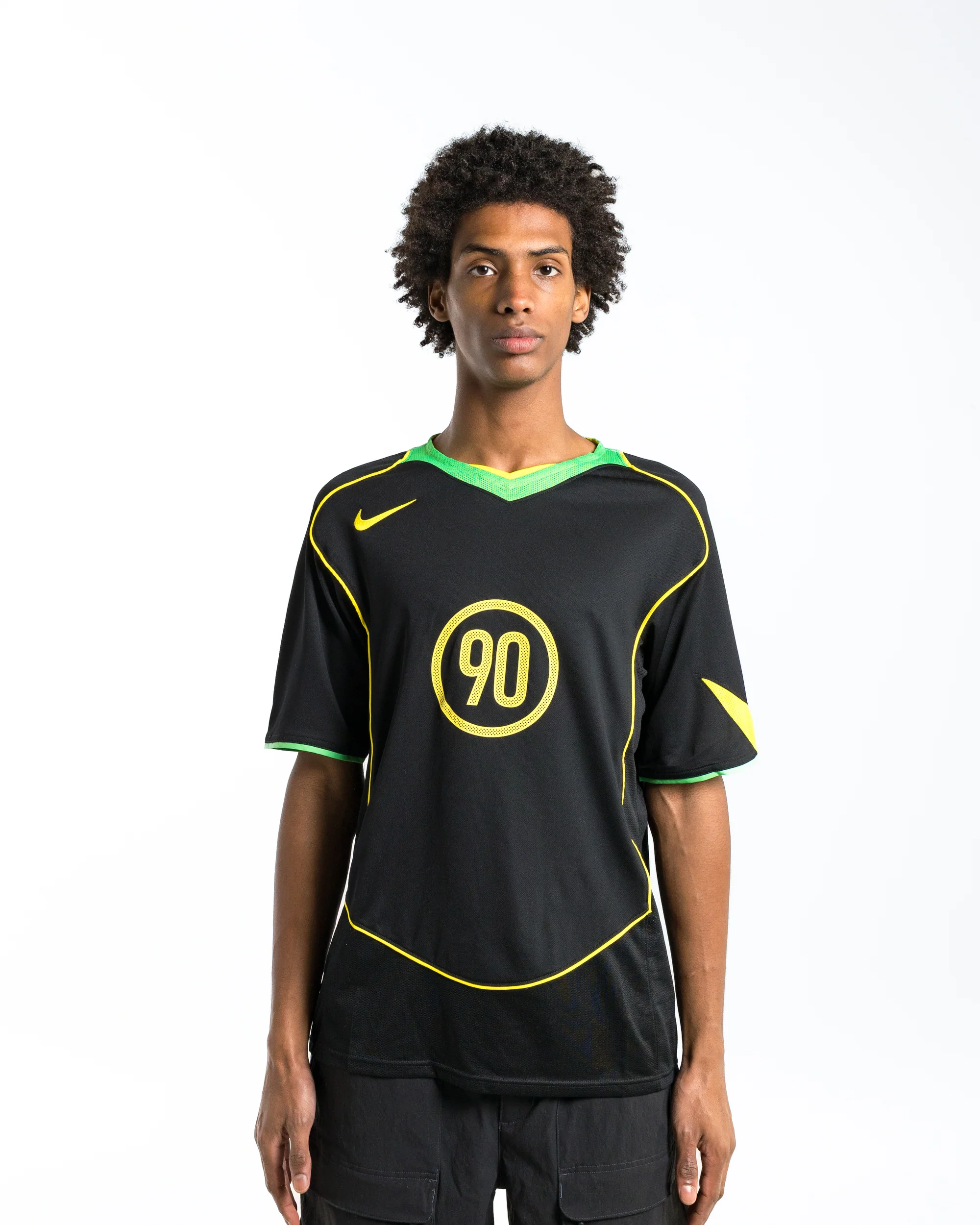 DRI-FIT T90 Energy Jersey - Black/Green Spark-Opti Yellow - Image 2