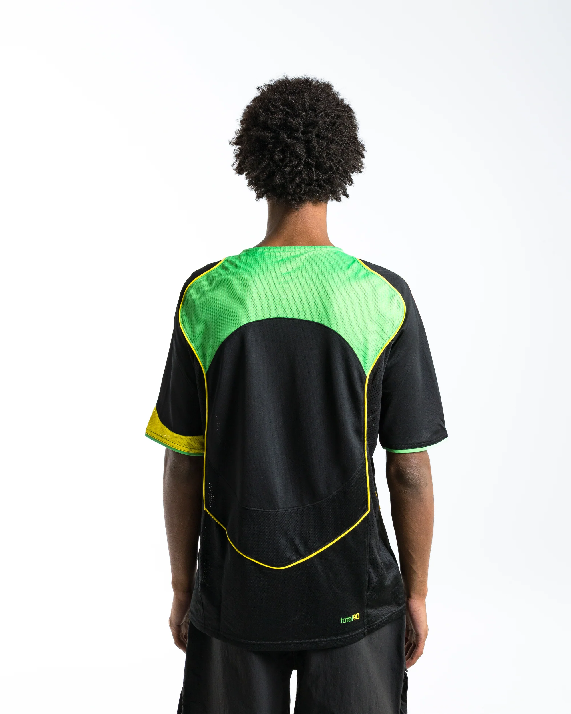 DRI-FIT T90 Energy Jersey - Black/Green Spark-Opti Yellow - Image 4