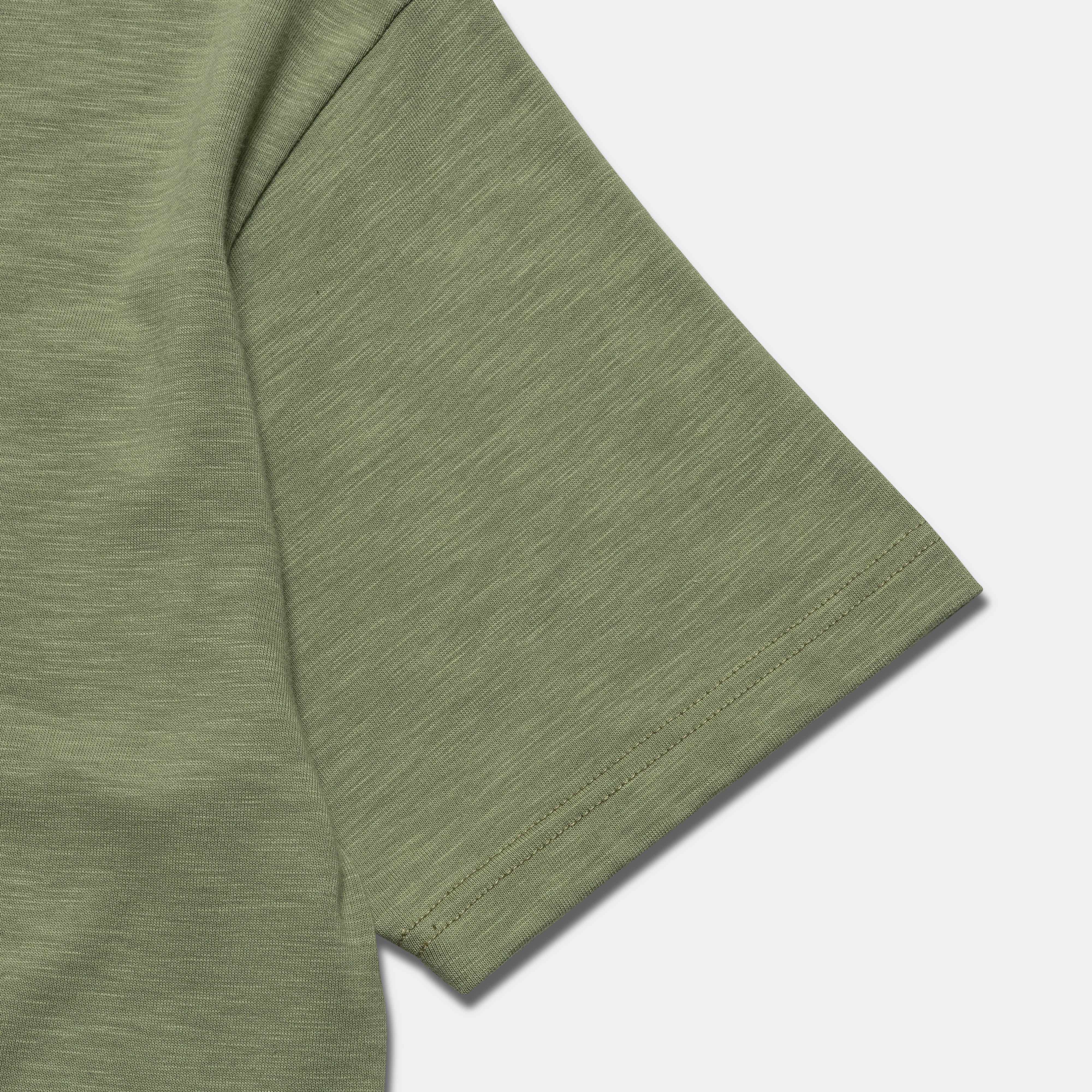 Nike Life SS Knit Top - Oil Green - Image 3