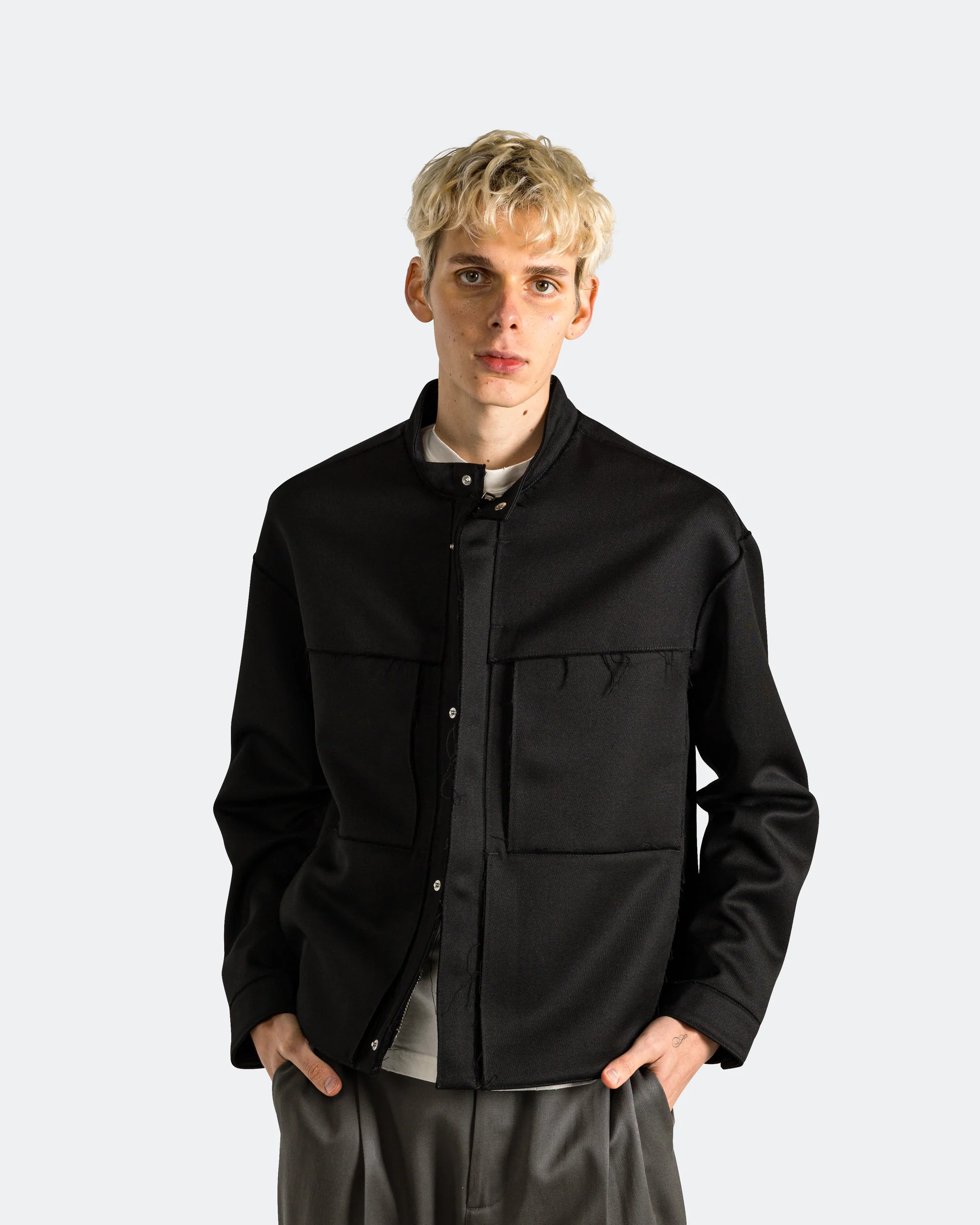 ESC Raw Cut Jacket - Black - Image 2