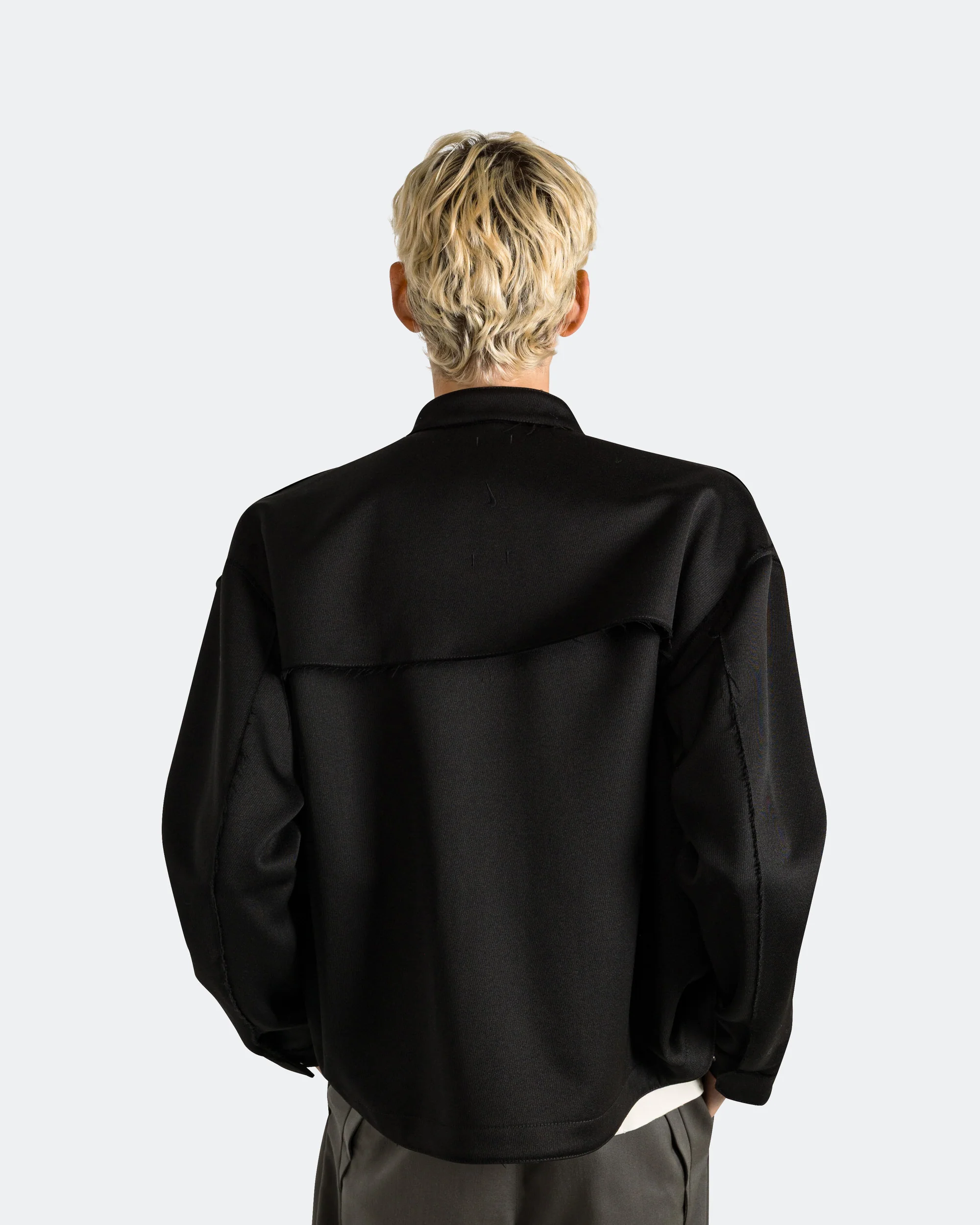 ESC Raw Cut Jacket - Black - Image 4