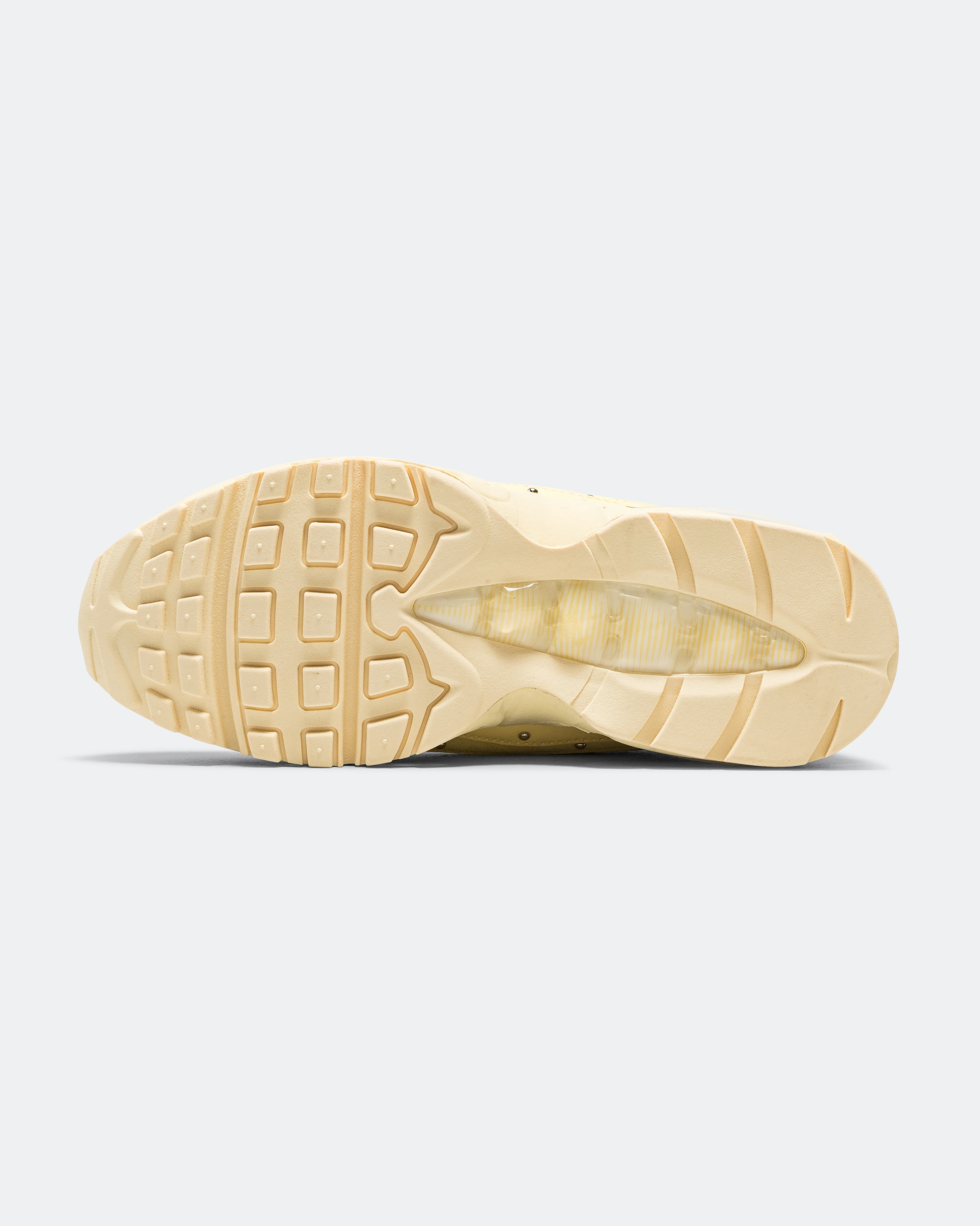 Womens Air Max 95 Big Bubble - Soft Yellow/Metallic Silver-Alabaster - Image 5