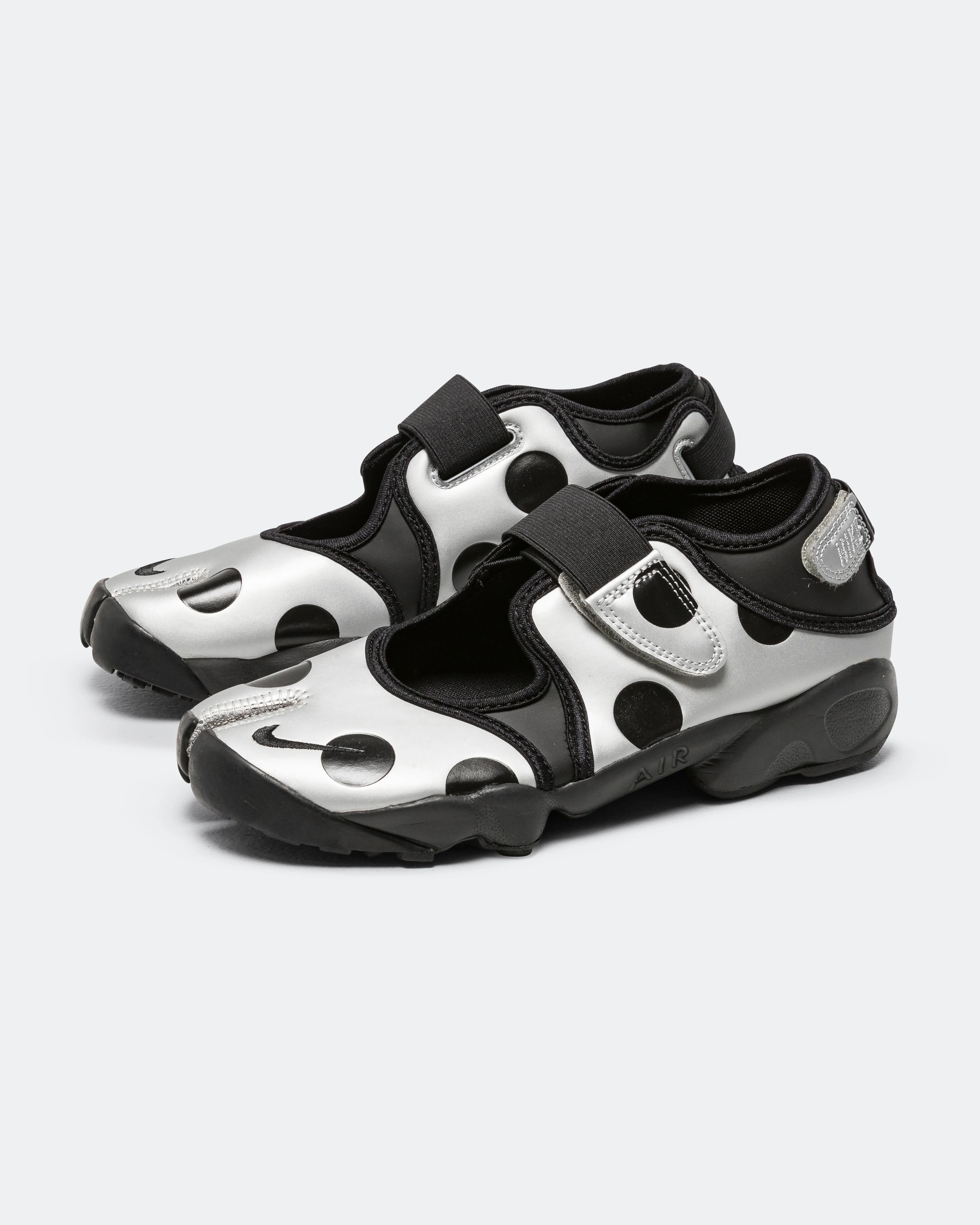 Womens Air Rift Dot - Black/Black-Metallic Silver - Image 2