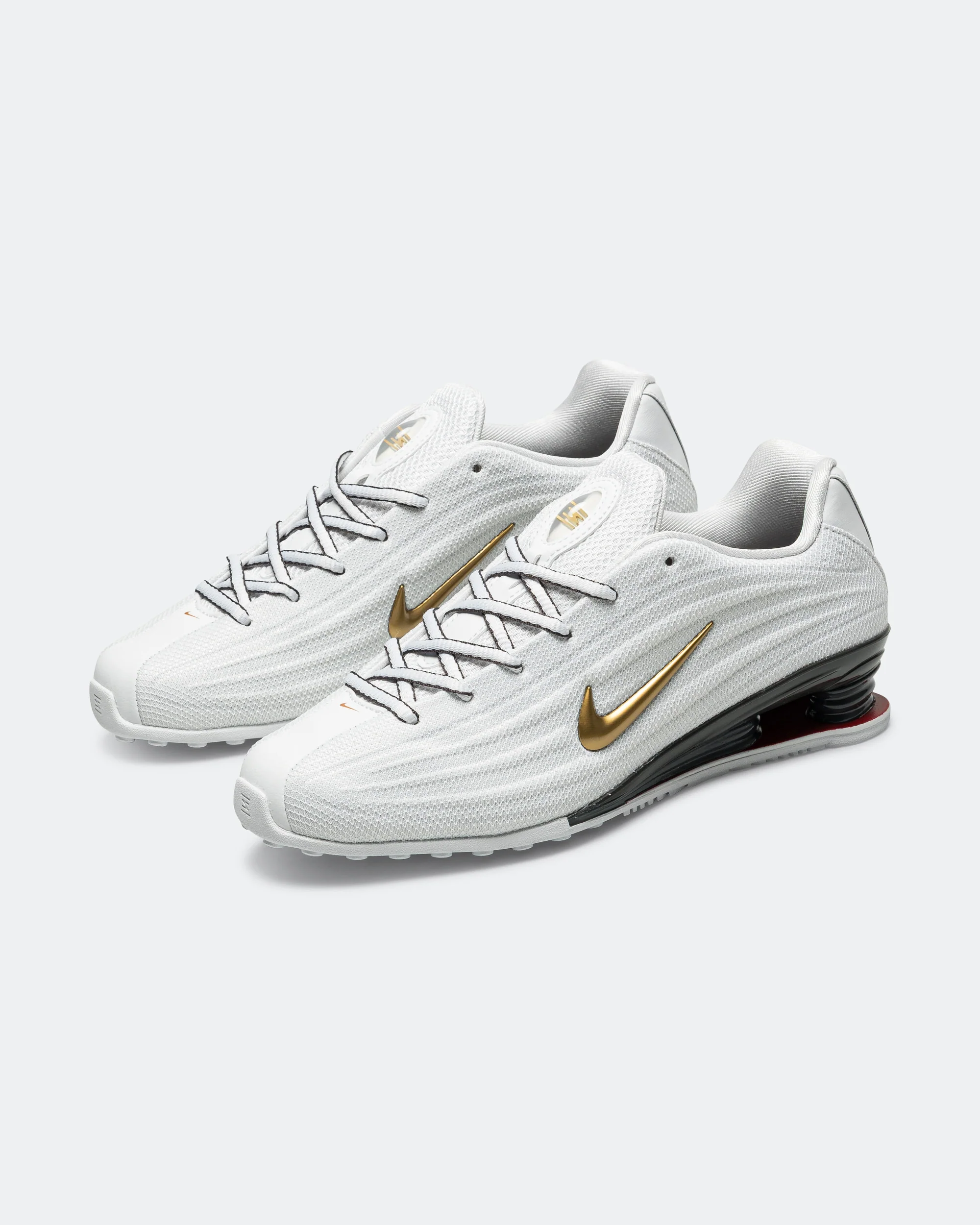 Womens Shox Z - White/Metallic Gold-Varsity Red - Image 2