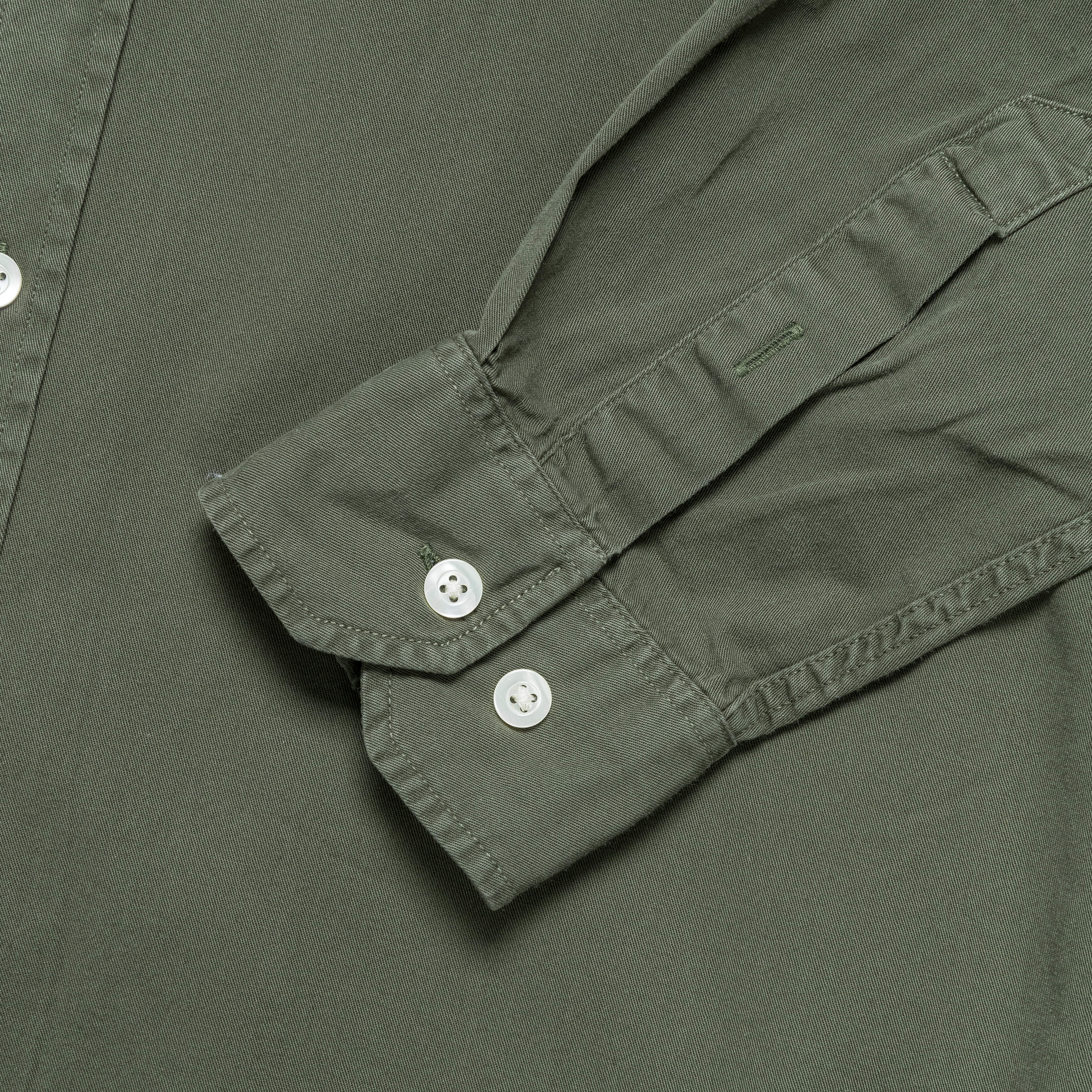 Anton Light Twill Shirt - Spruce Green - Image 4