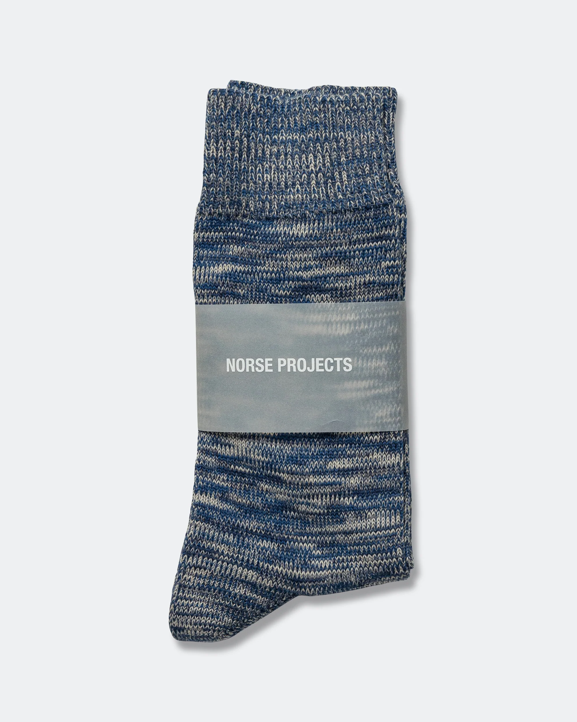 Bjarki Heavy Cotton Twist Sock - Estate Blue