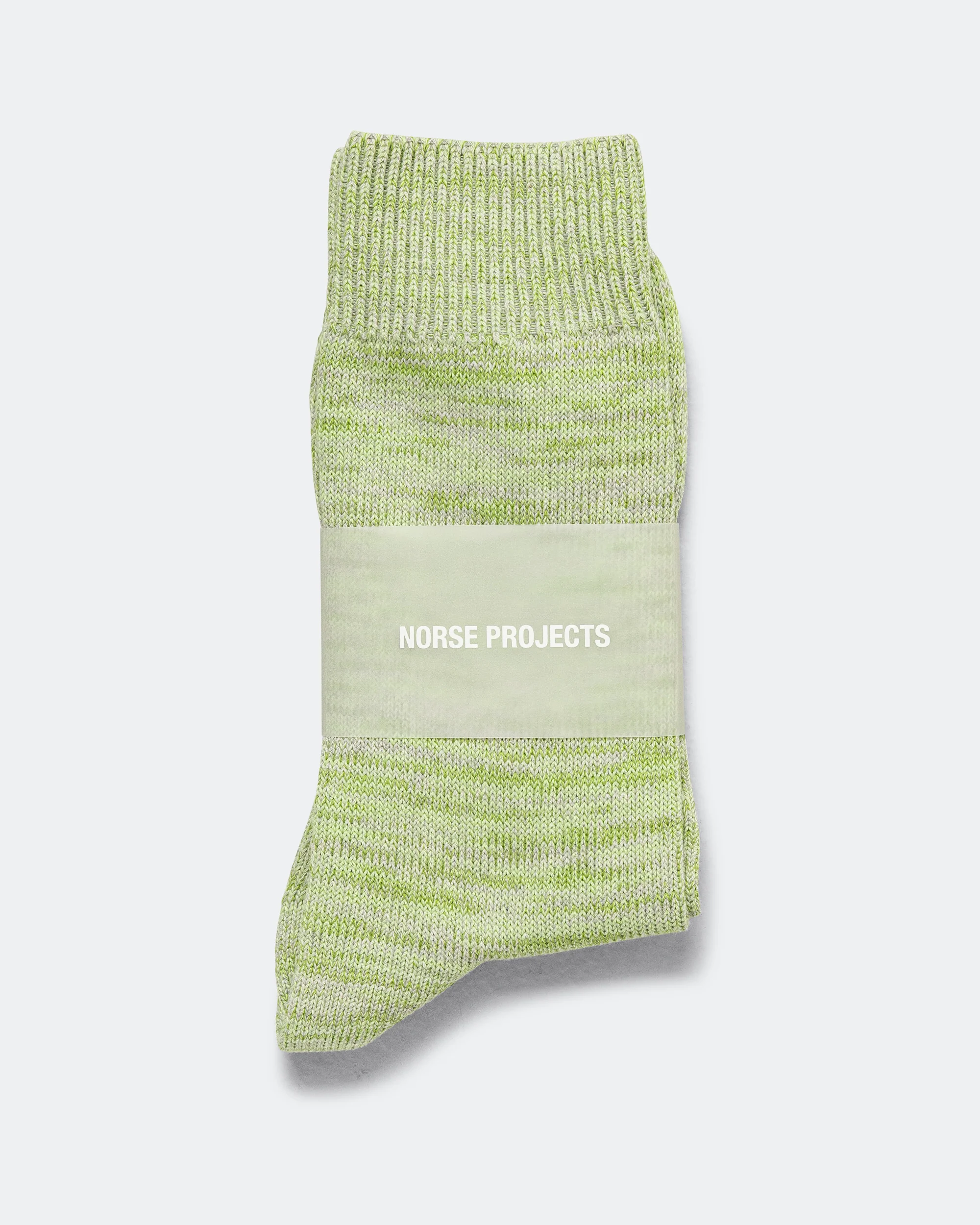 Bykle Heavy Cotton Twist Sock - Basil