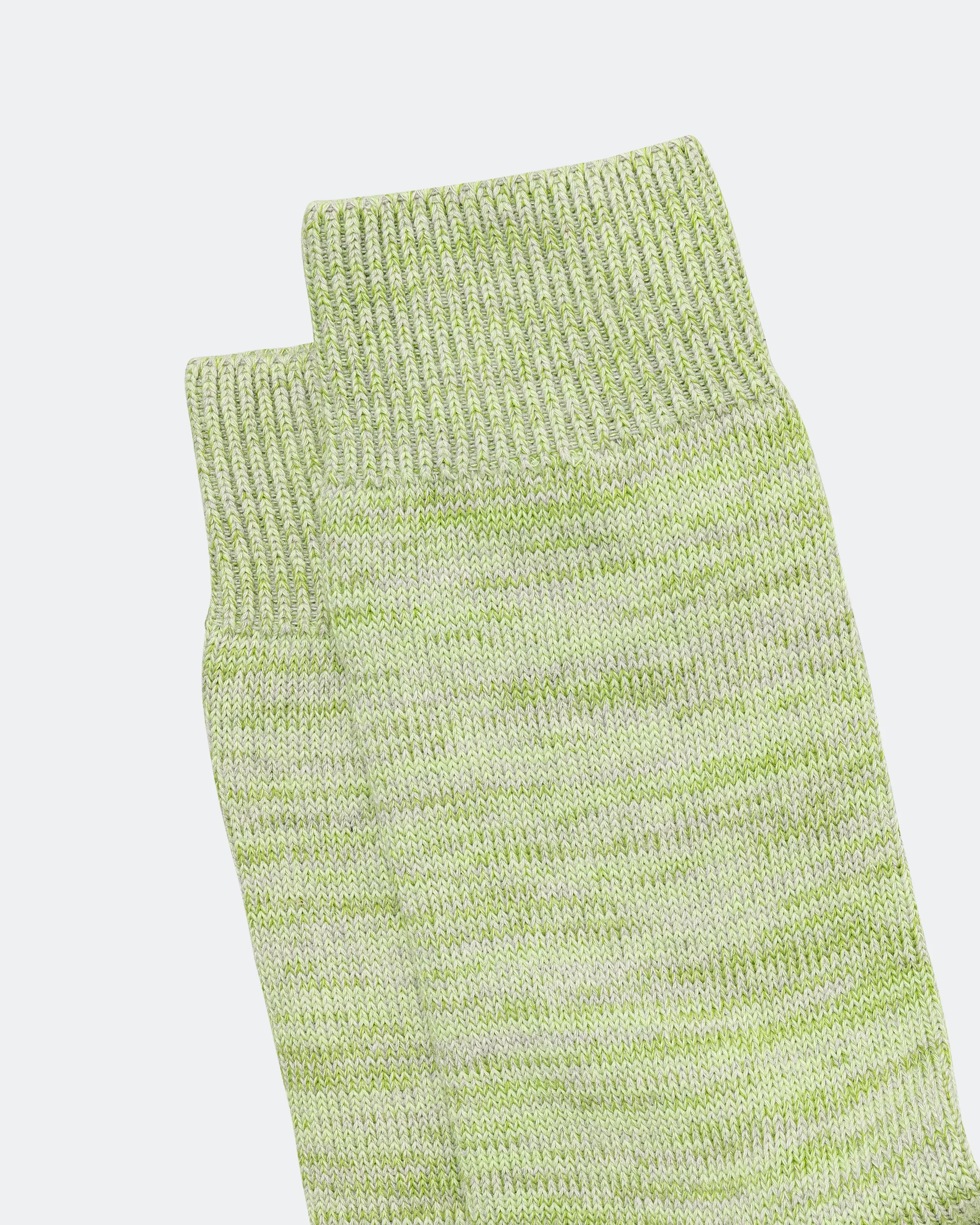 Bykle Heavy Cotton Twist Sock - Basil - Image 3