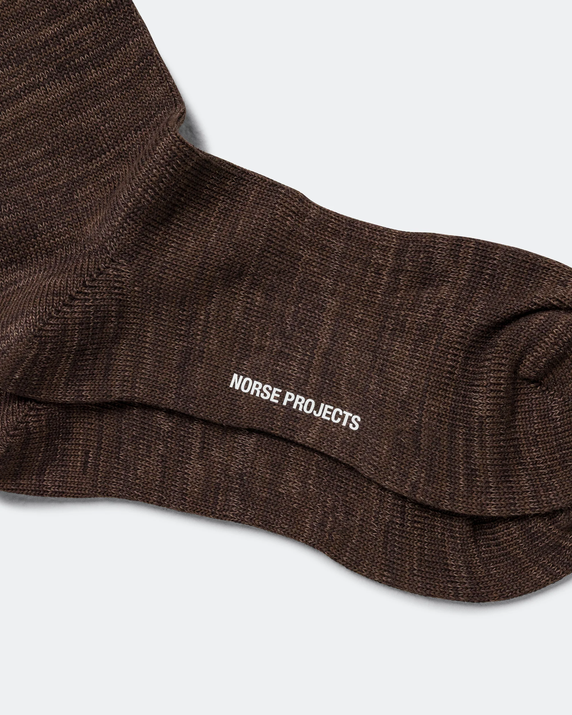 Bykle Heavy Cotton Twist Sock - Delicioso Brown - Image 4