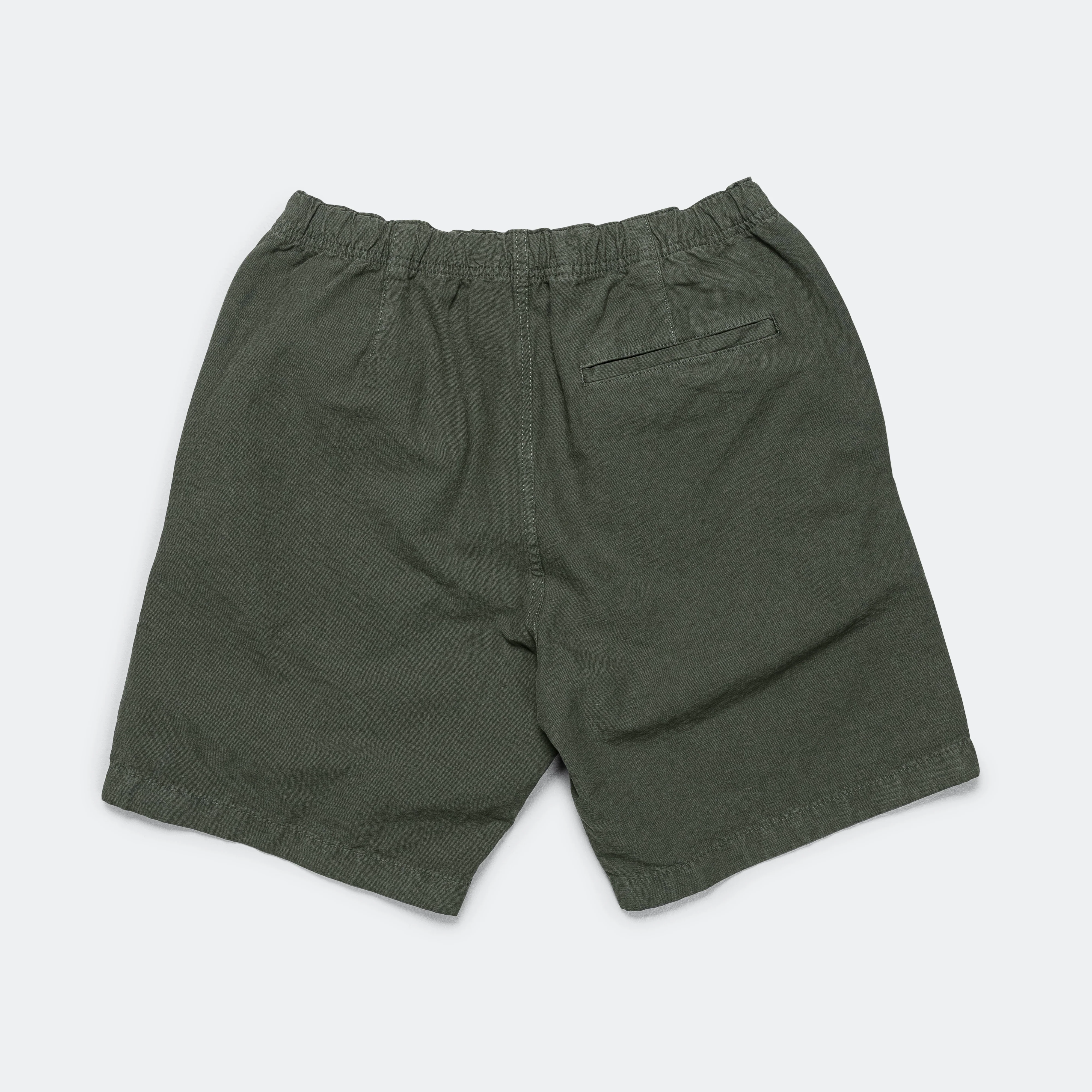 Ezra Cotton Linen Short - Spruce Green - Image 3