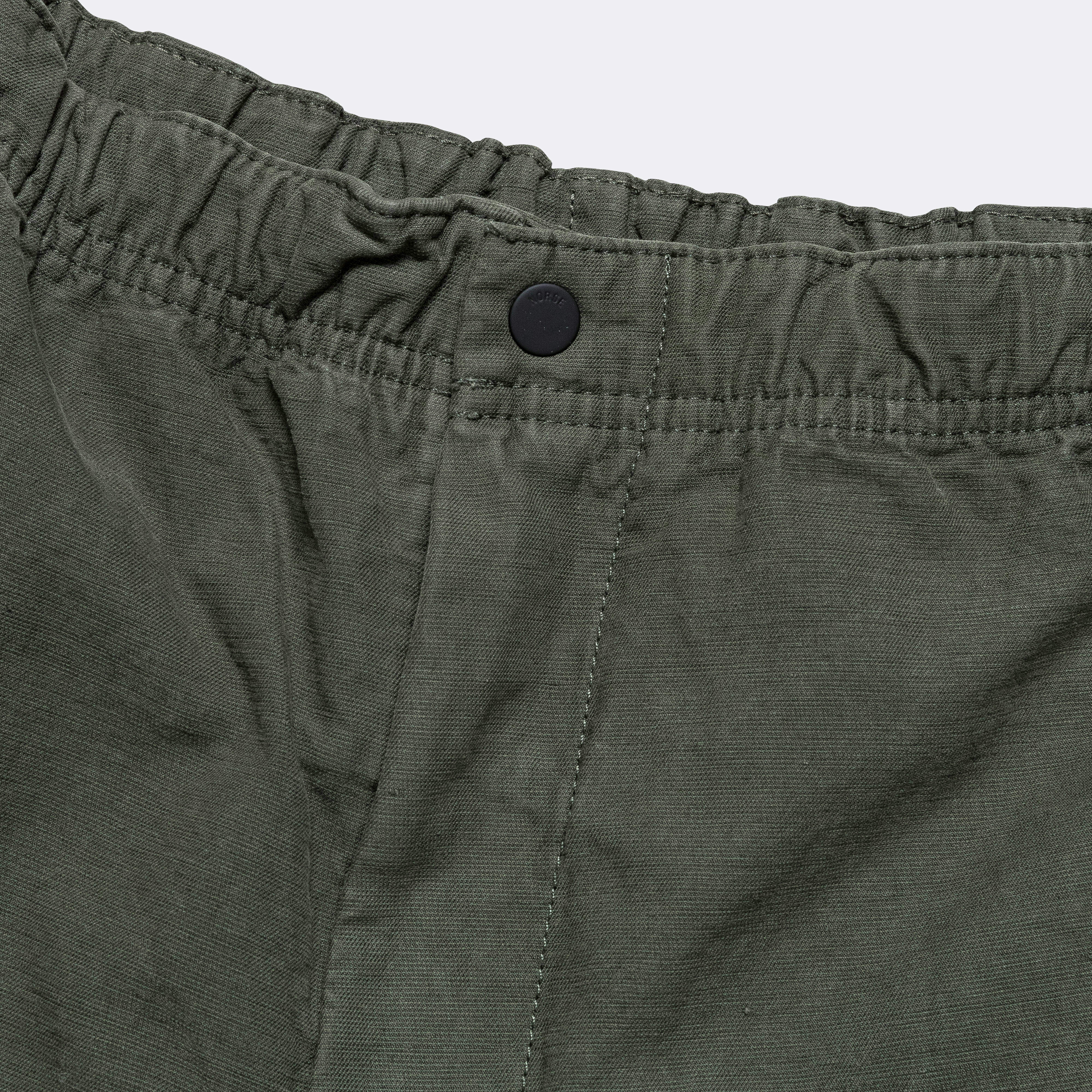 Ezra Cotton Linen Short - Spruce Green - Image 4