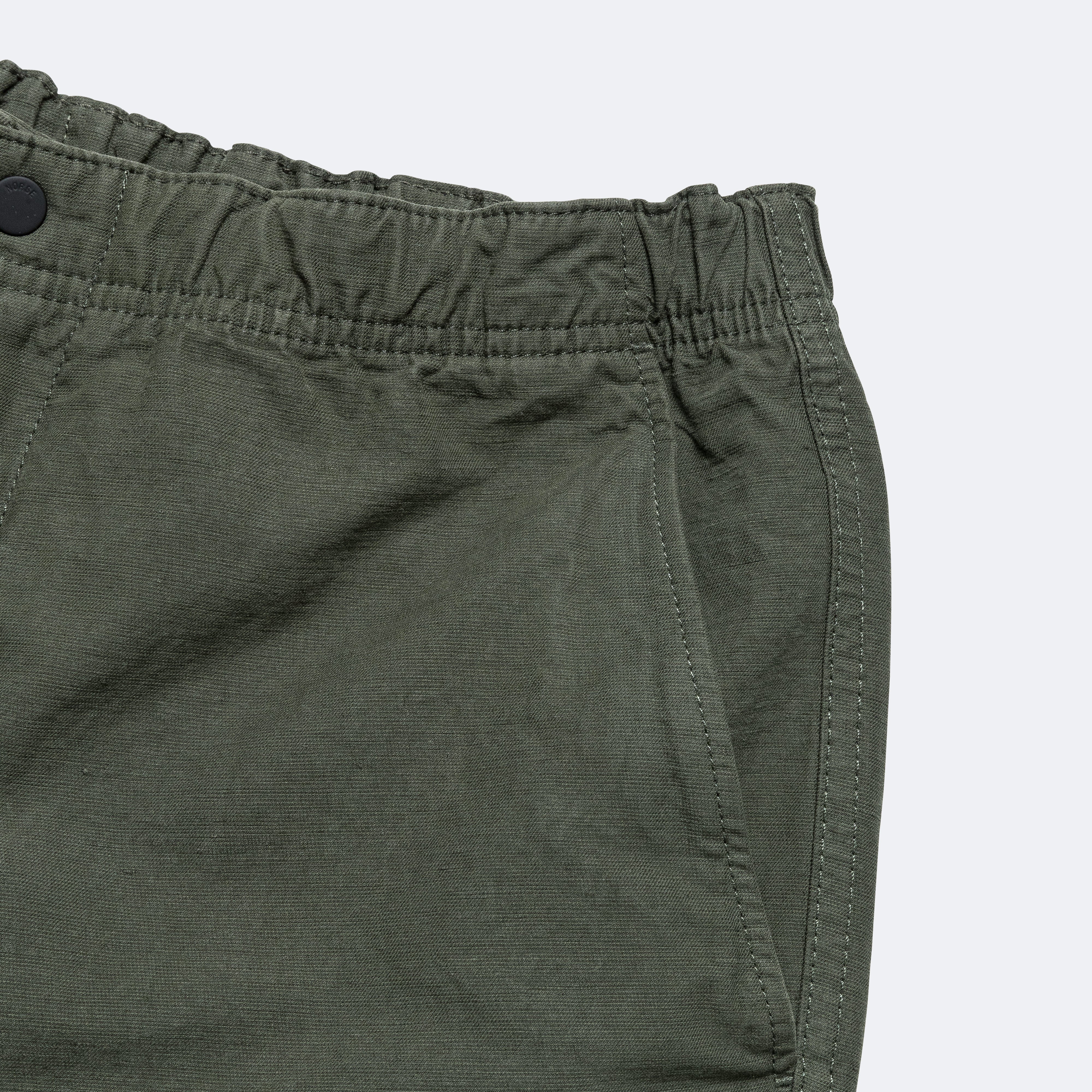Ezra Cotton Linen Short - Spruce Green - Image 5