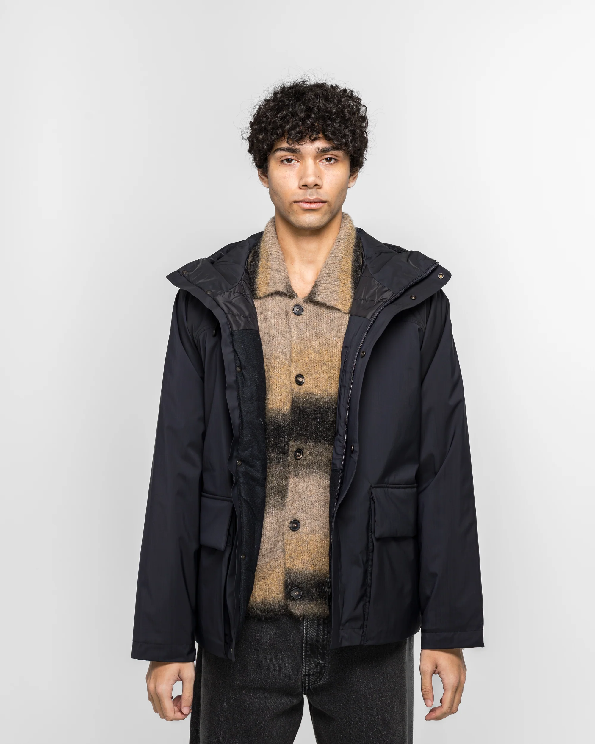 Herluf Alpinix Smart Merino Jacket - Dark Navy - Image 2