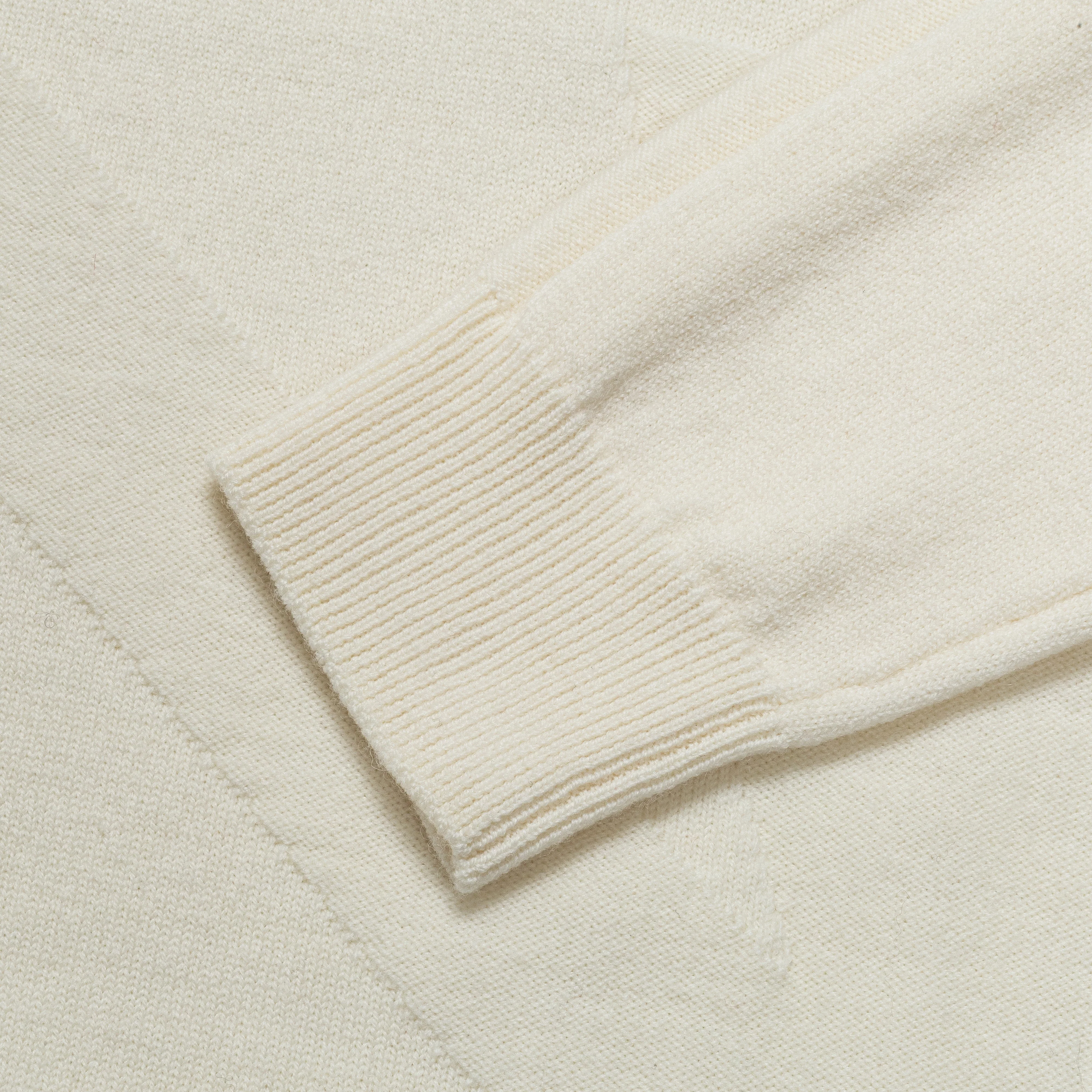 Hybrid Merino Monogram - Ecru - Image 4