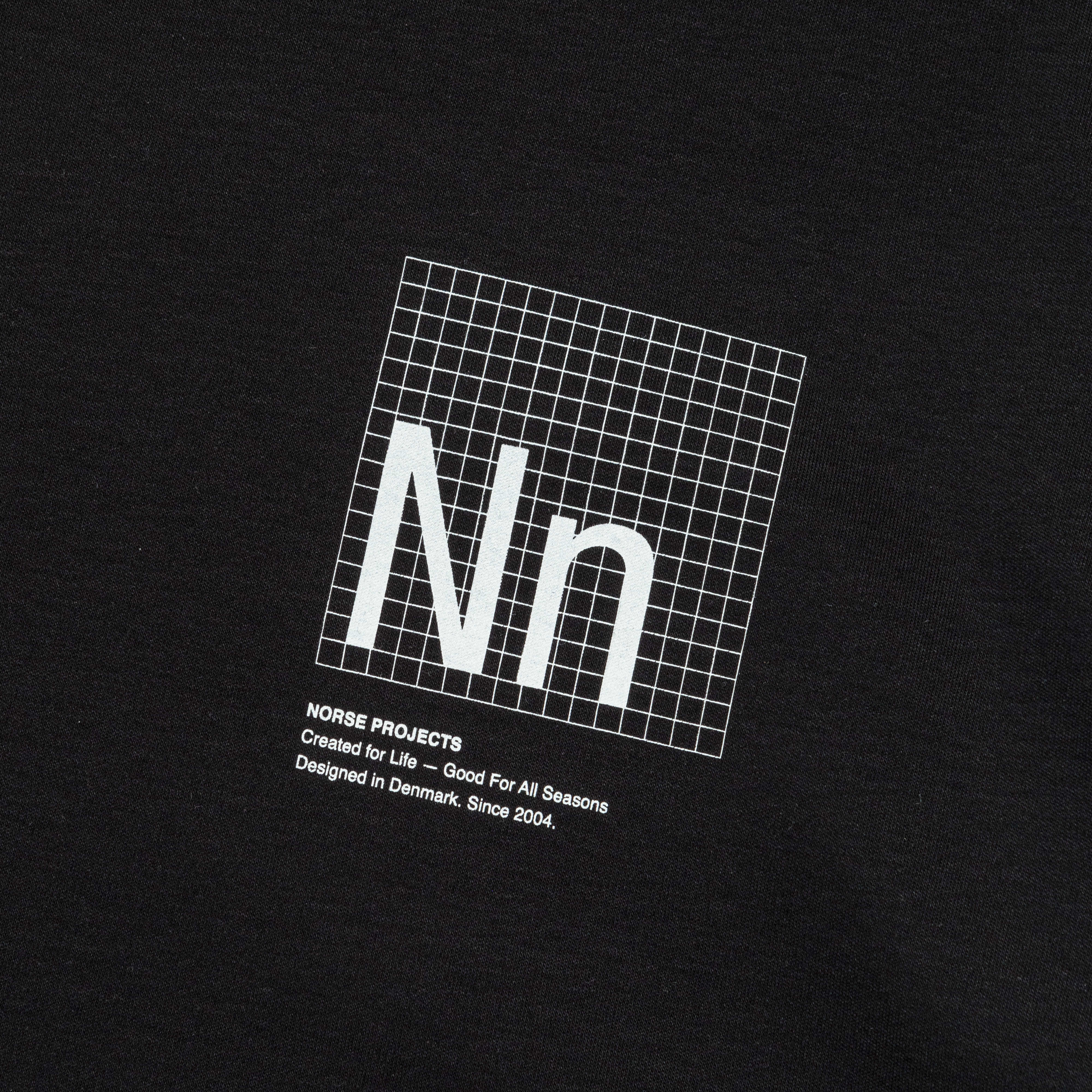 Jakob Organic Interlock Jersey Print 1 - Black - Image 3