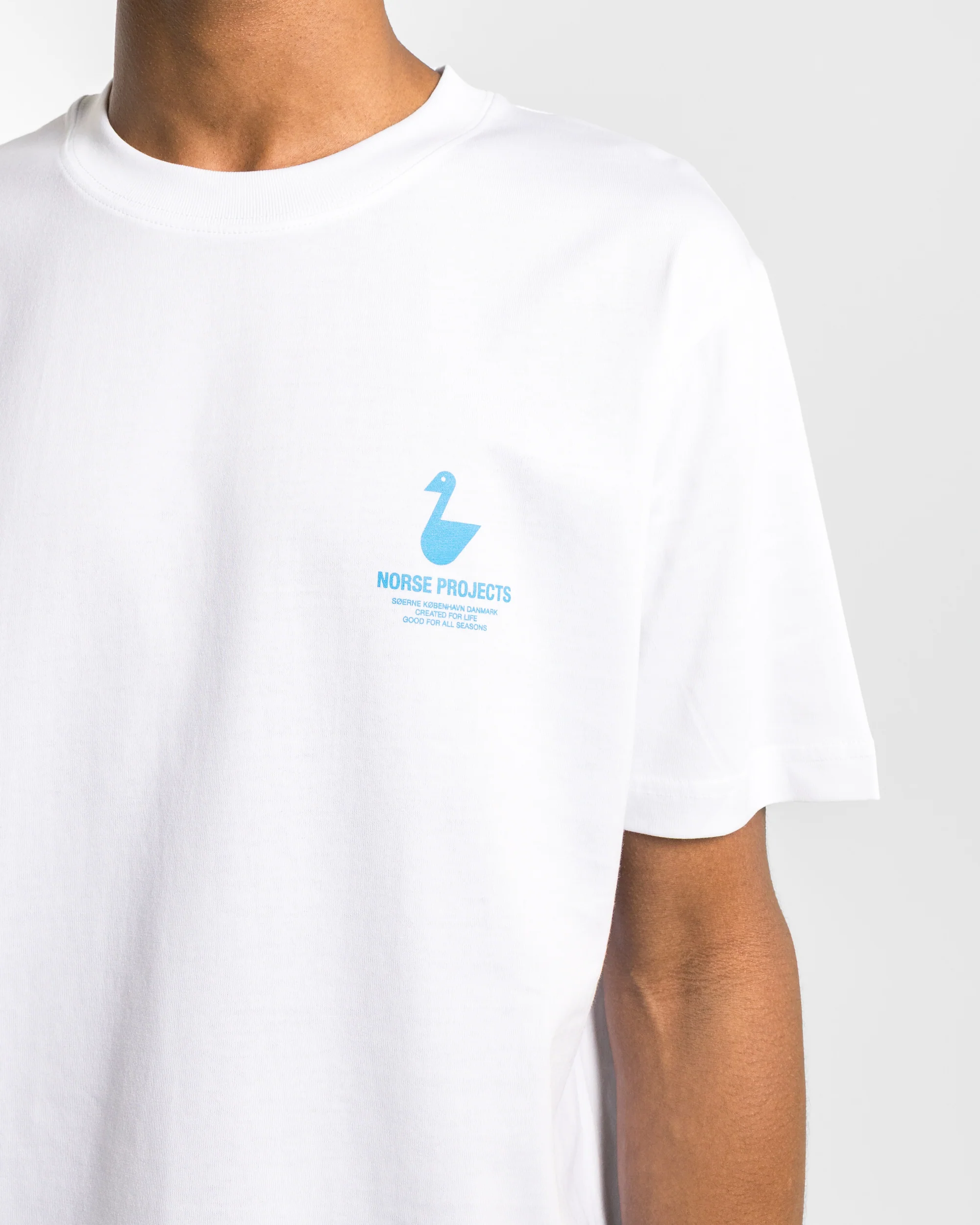 Johannes Organic The Lakes Print T-Shirt - White - Image 5