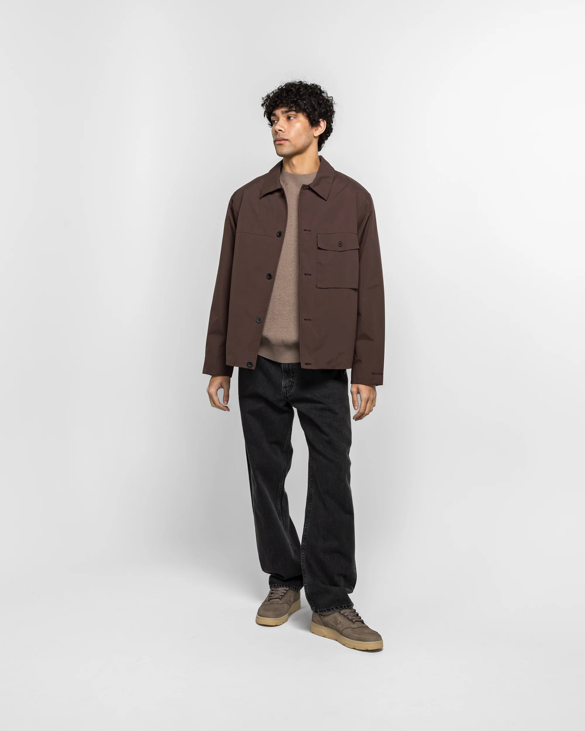 Marcus Windstopper Overshirt - Seal Brown - Image 6