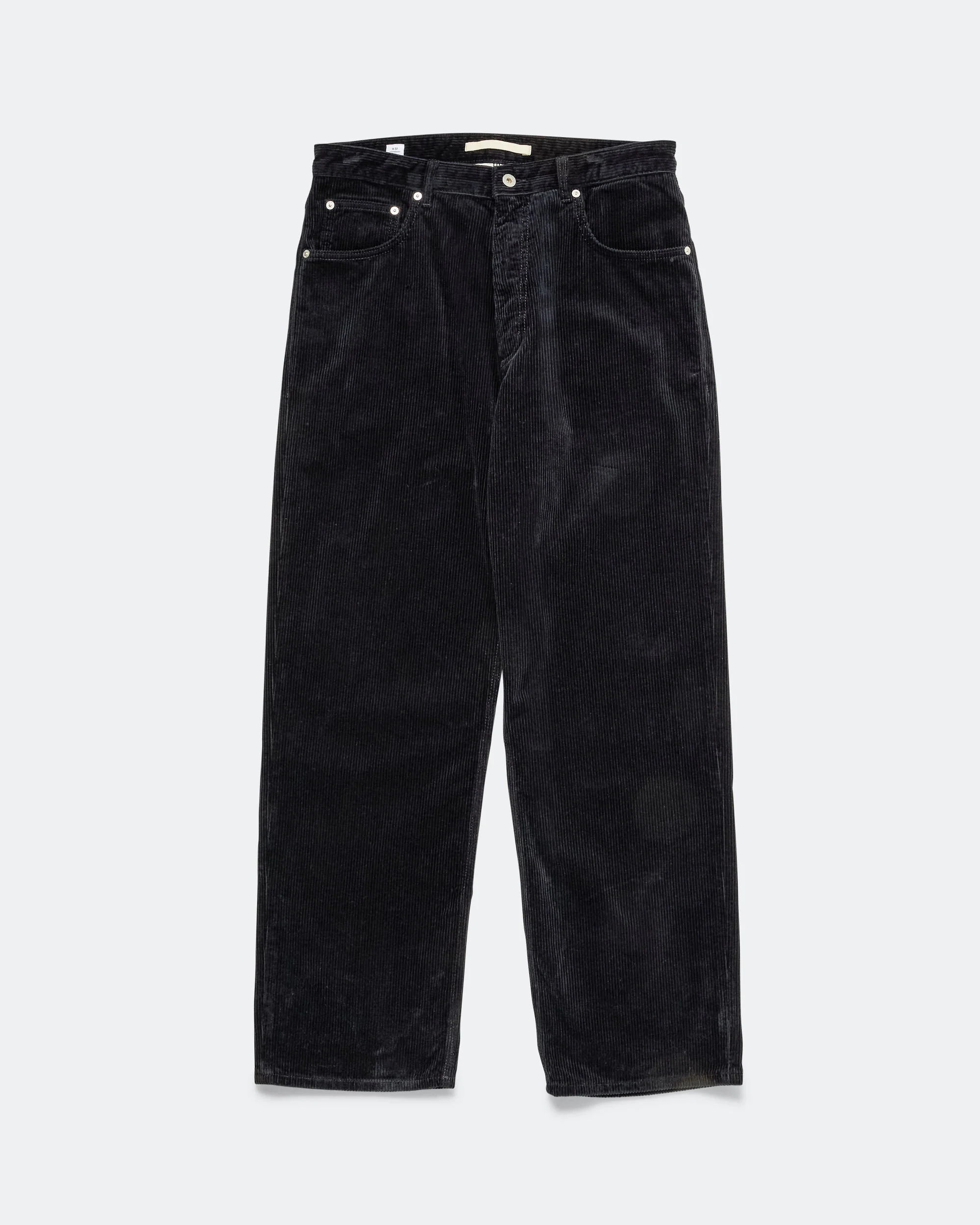 Mogens Relaxed 5 Pocket Wide Wale Corduroy - Dark Navy