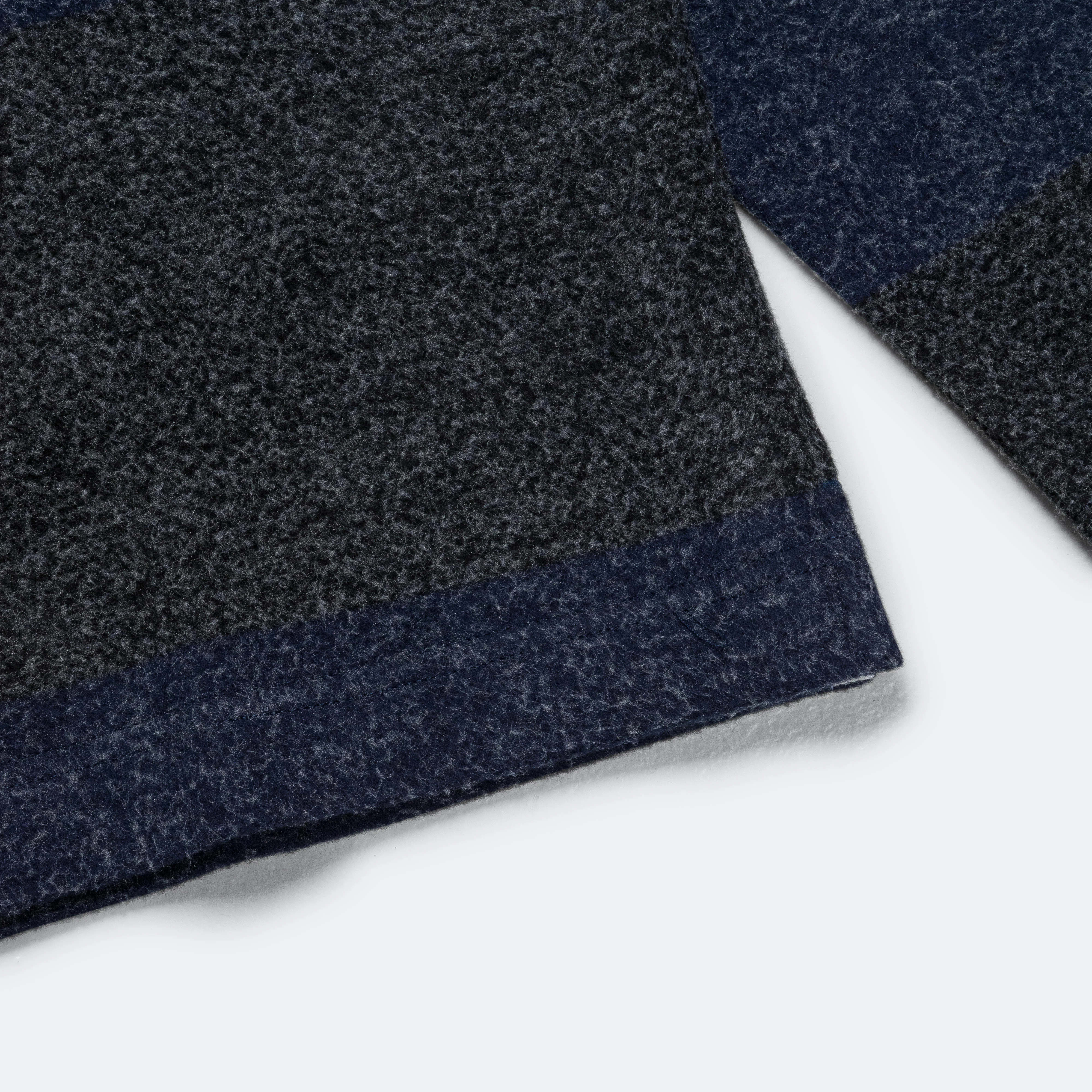 Ruben Brushed Jersey Rugby LS Polo - Navy - Image 4