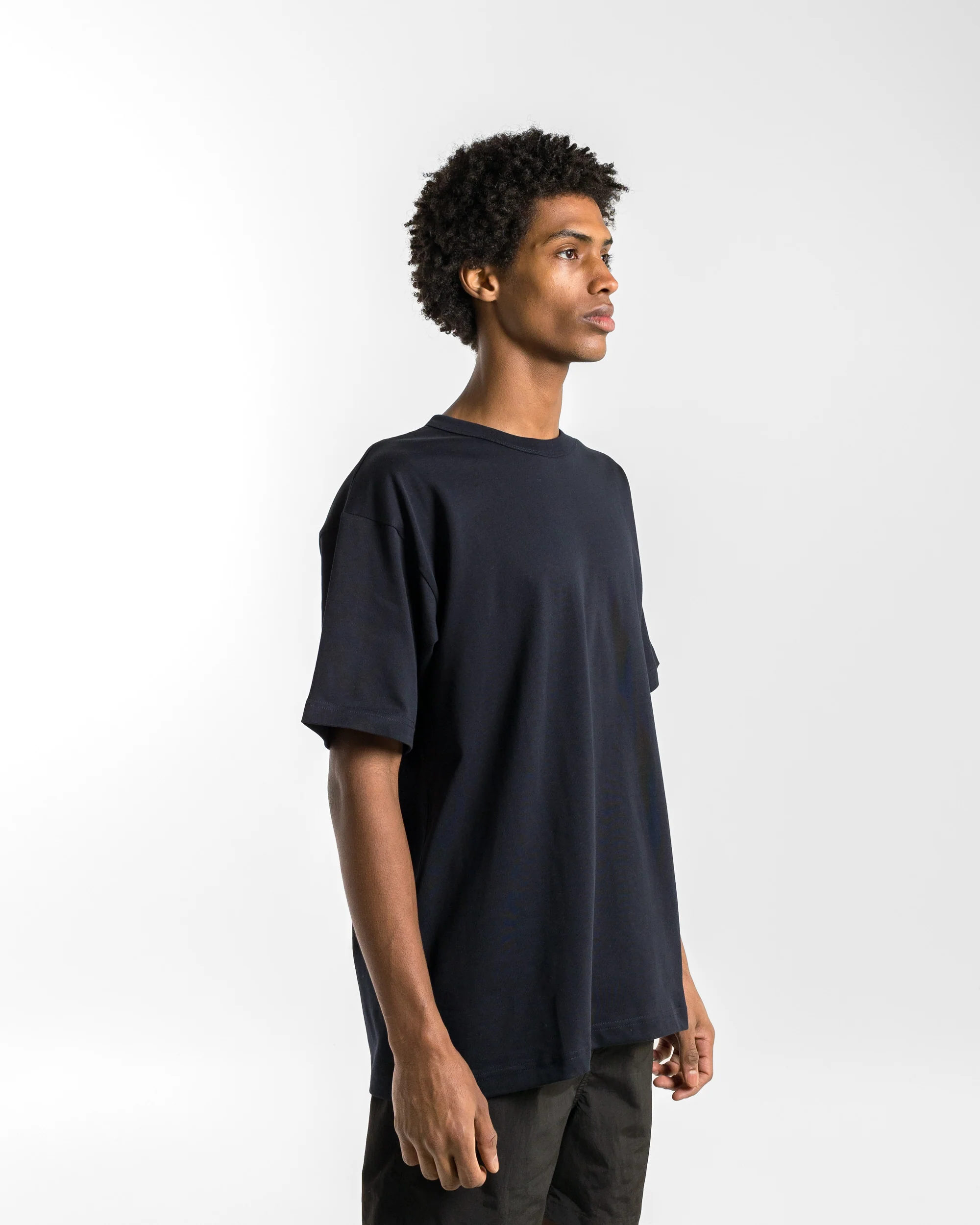 Simon Organic Arch Print T-Shirt - Dark Navy - Image 3