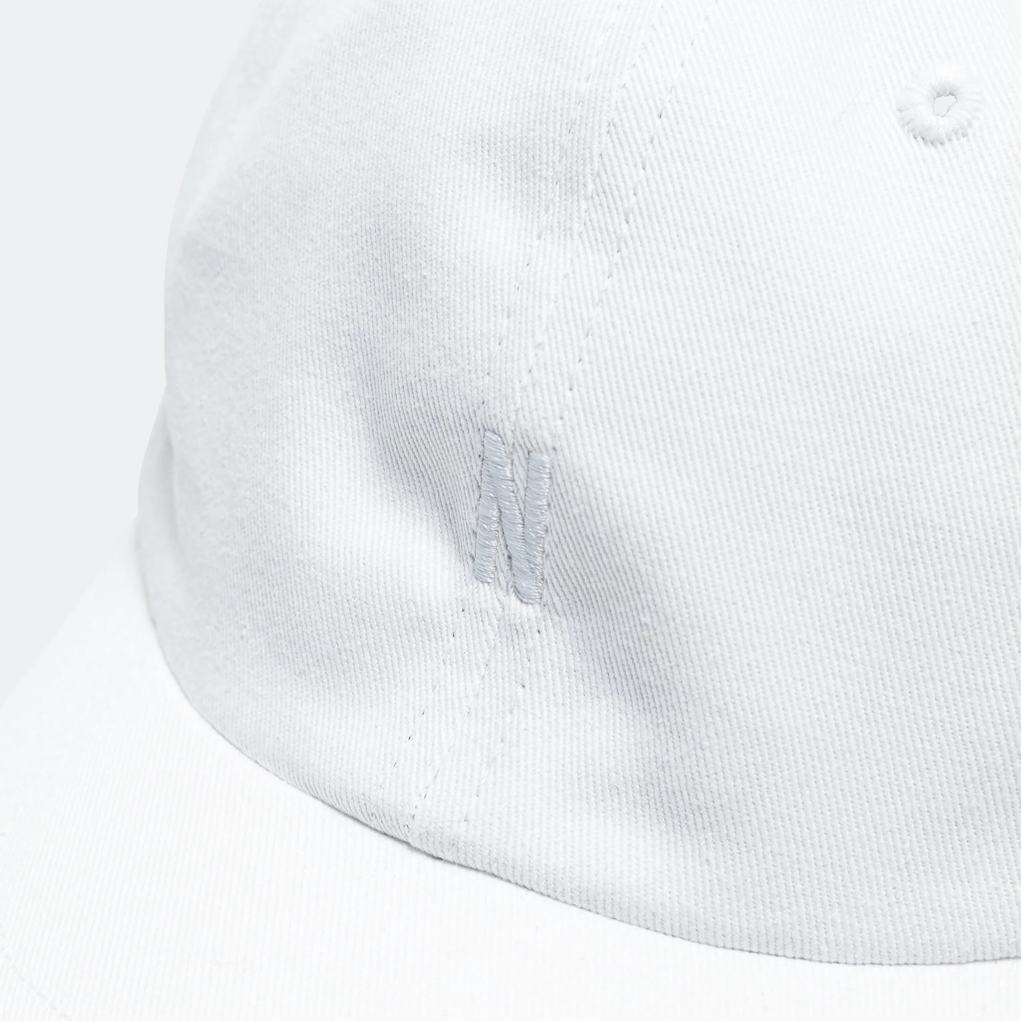 Twill Sports Cap - White - Image 3