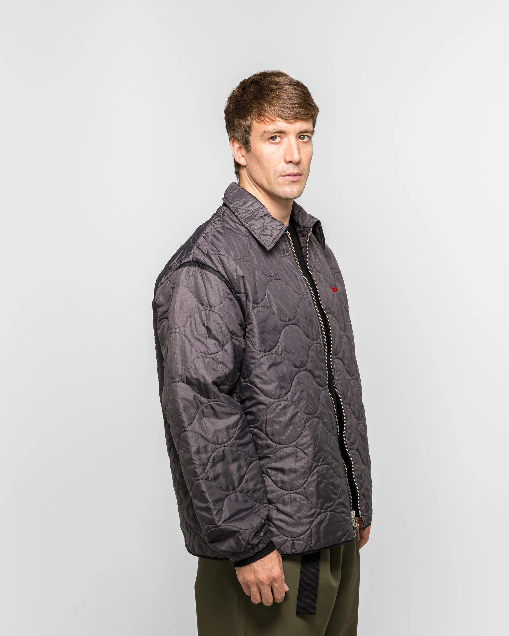 Combat Overshirt - Black/Red - Image 3