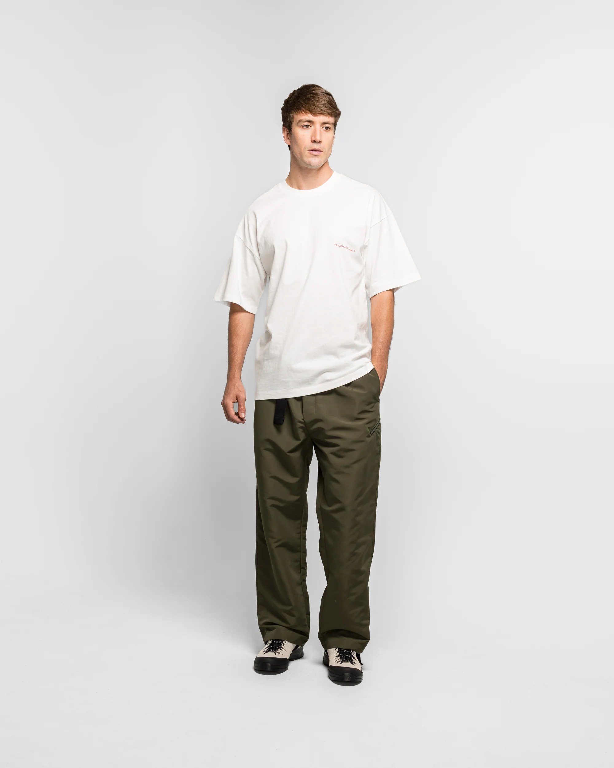 Oversize Keys Print Tee - White - Image 6