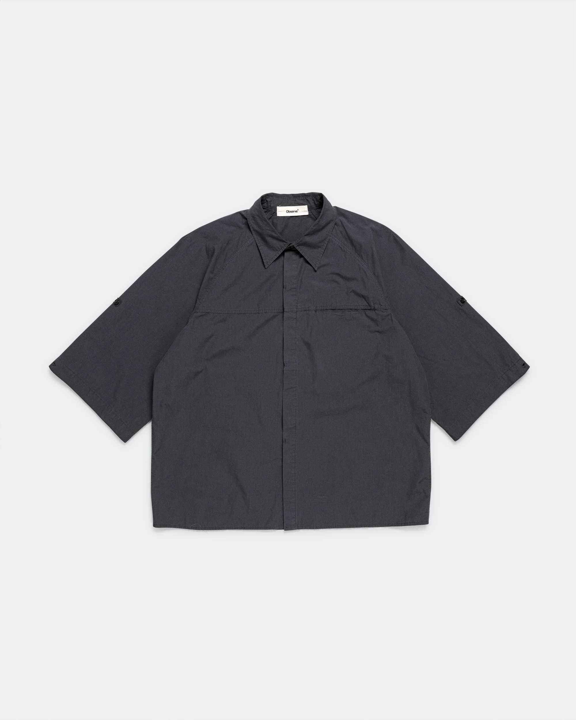 Cambia Panel Shirt - Charcoal Blue