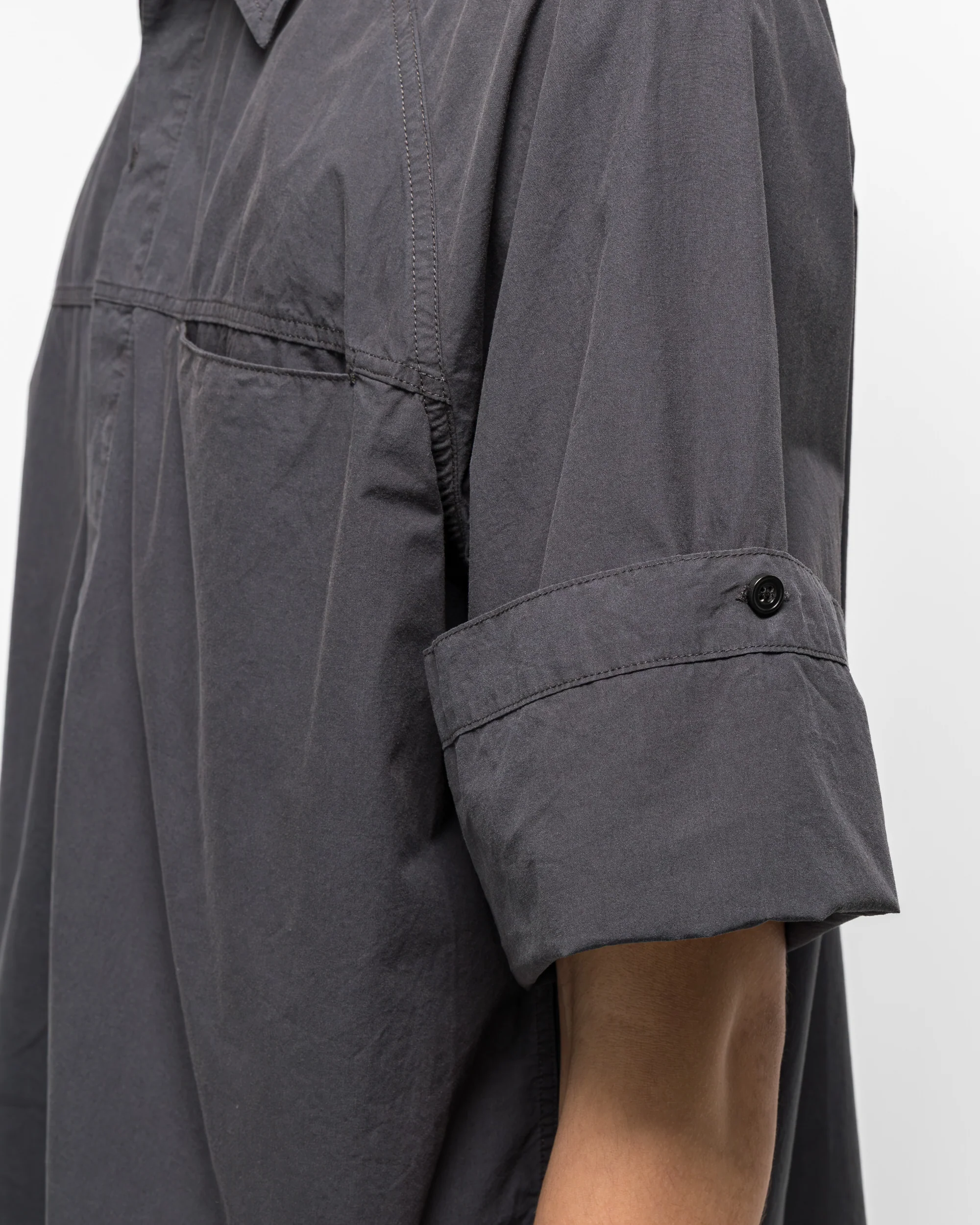 Cambia Panel Shirt - Charcoal Blue - Image 7