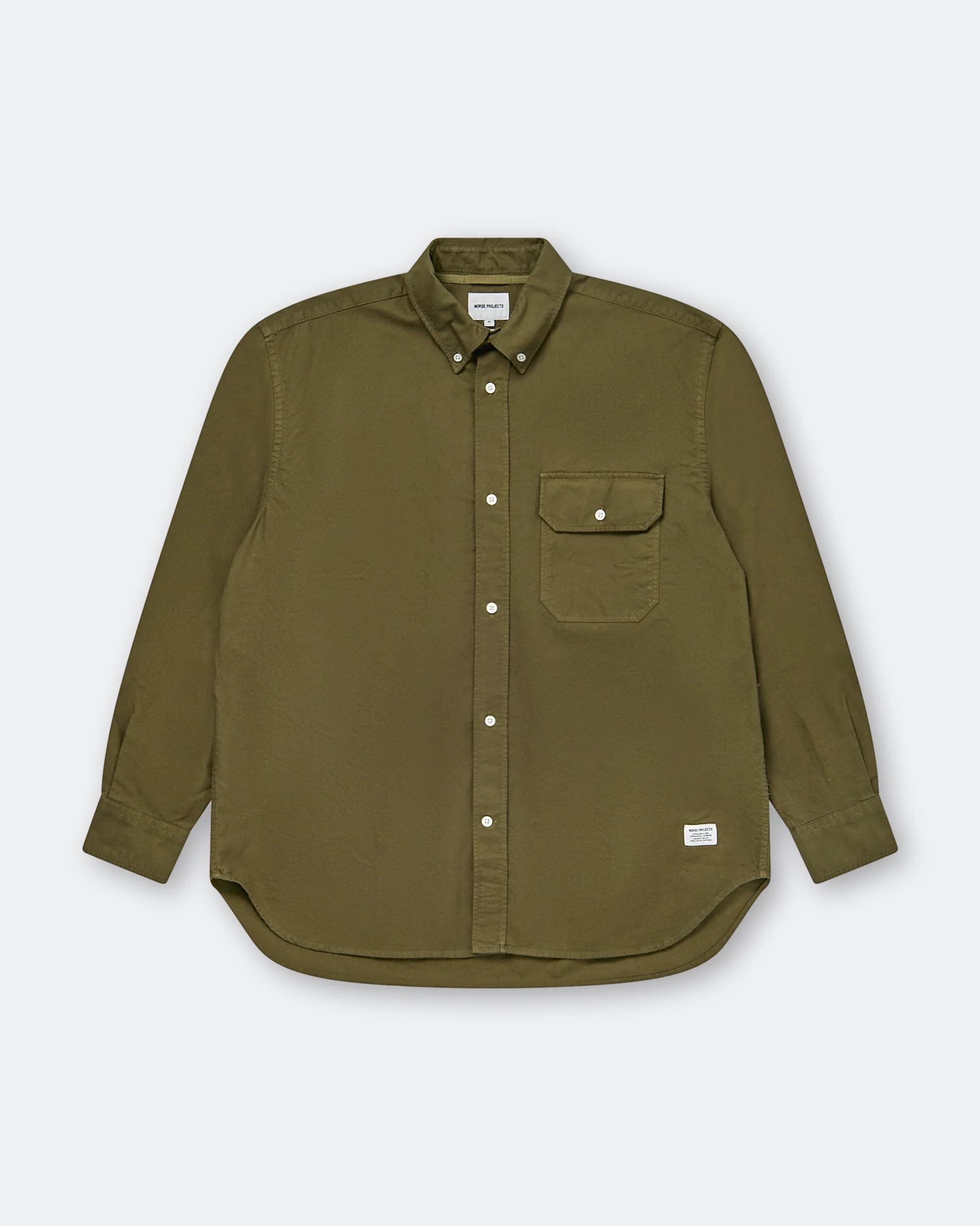 Ole Oversized GMD Oxford Shirt - Olive Night