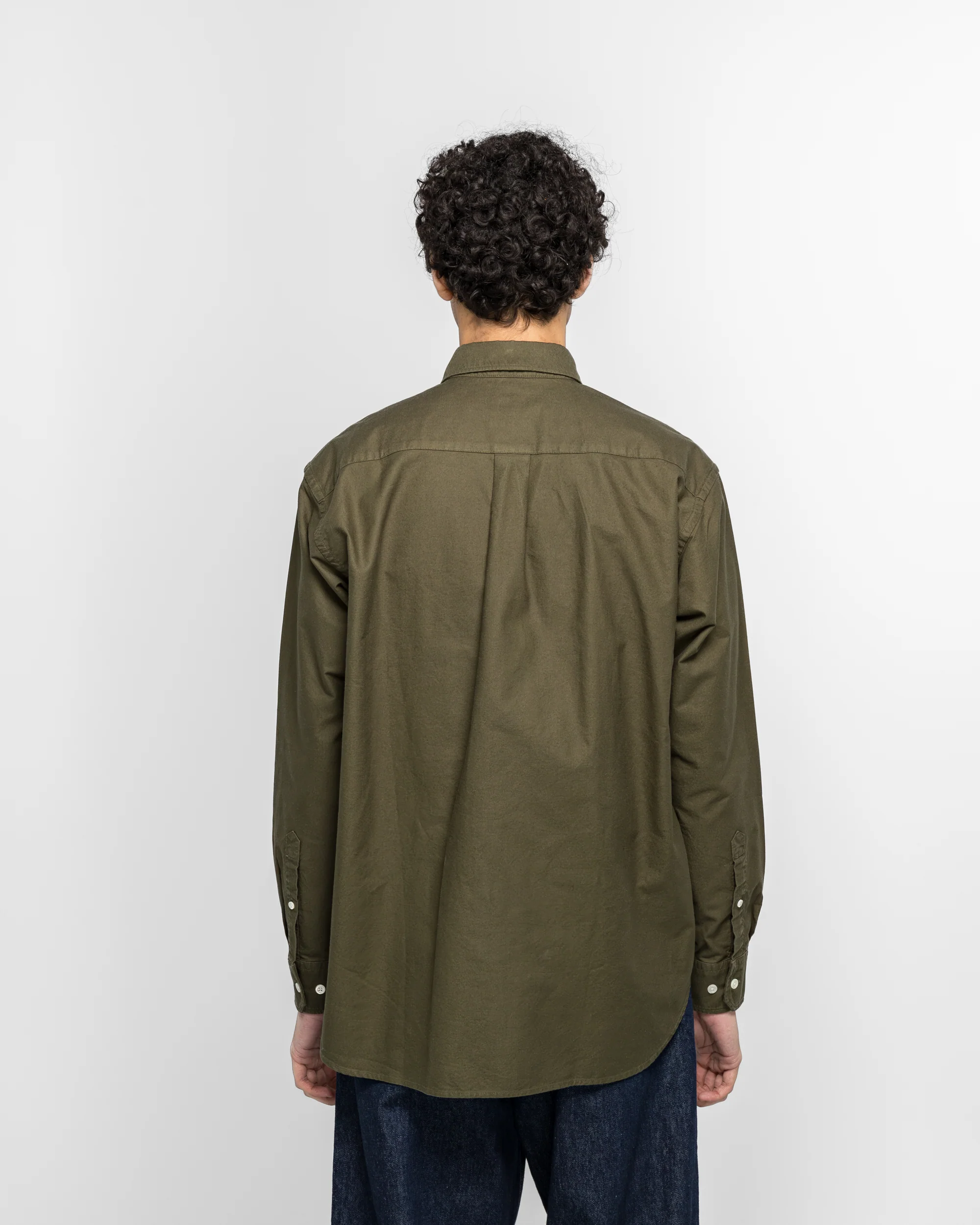 Ole Oversized GMD Oxford Shirt - Olive Night - Image 4