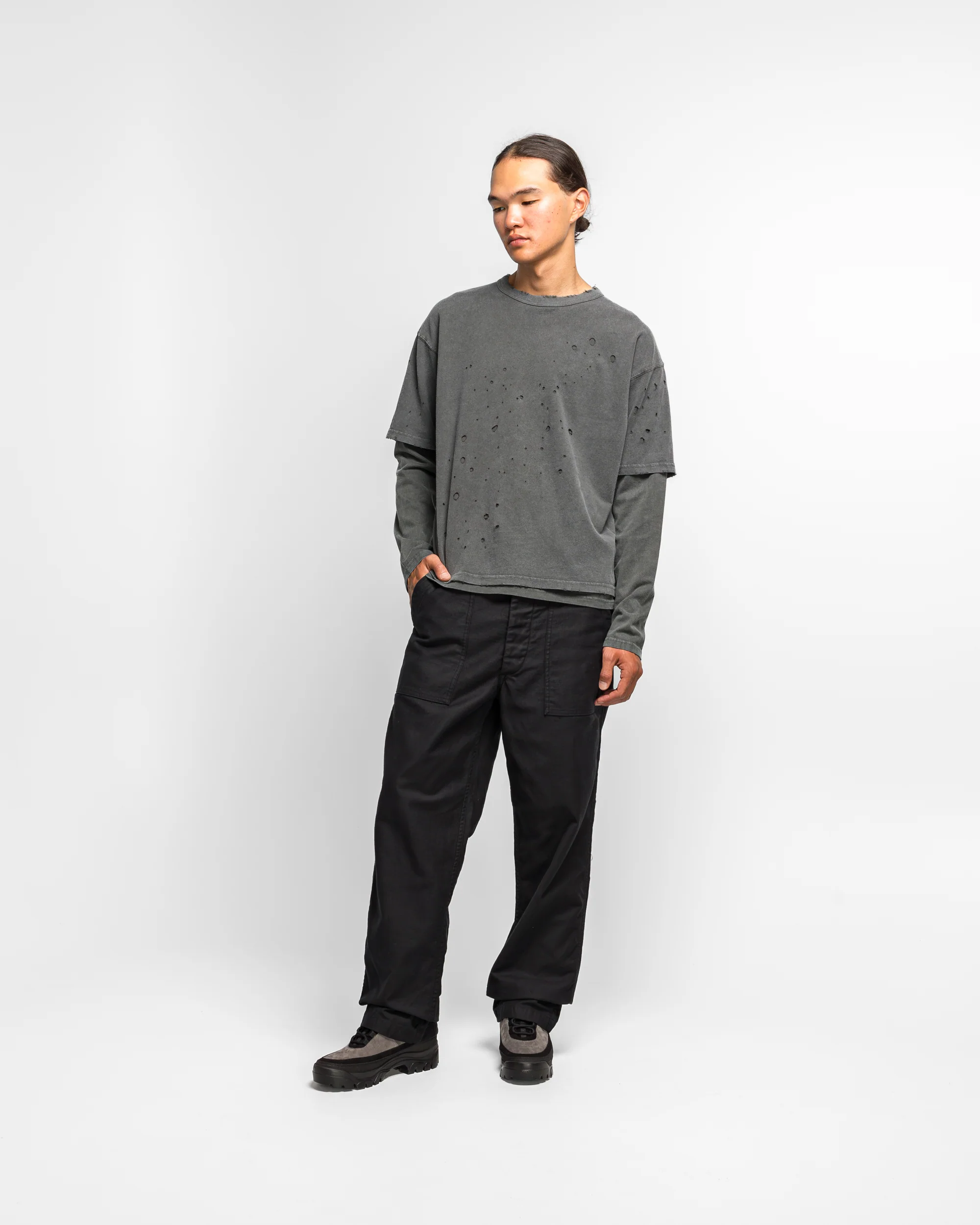 US Army Fatigue Pants (Regular Fit) - Black - Image 6