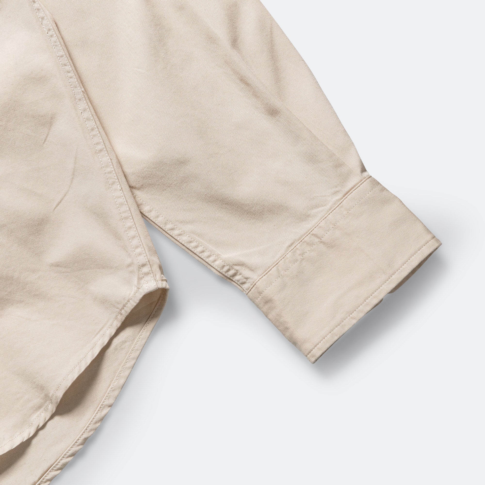 Osvald BD Twill Shirt - Oatmeal - Image 6