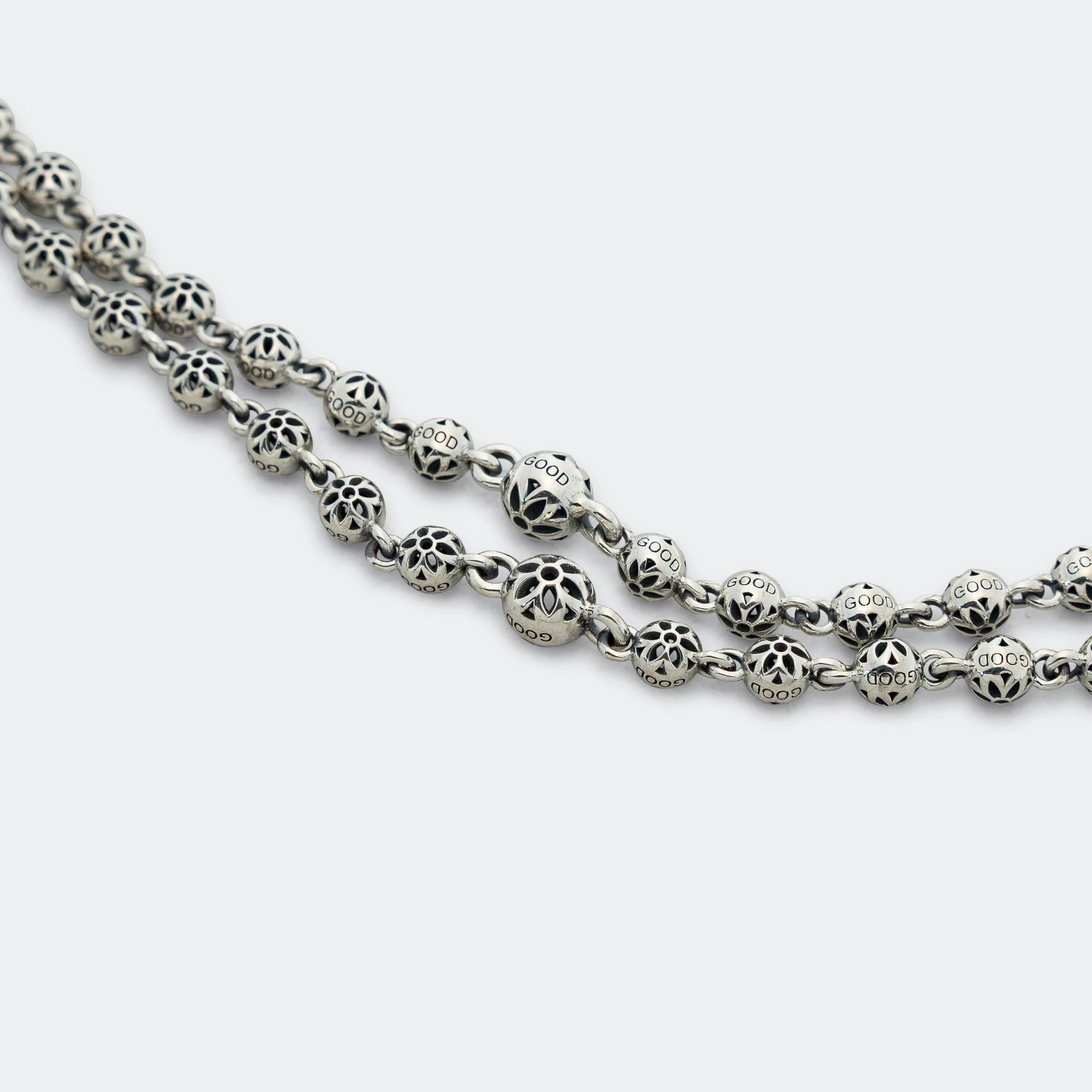 Oyster Rosary Necklace - 925 Silver - Image 3