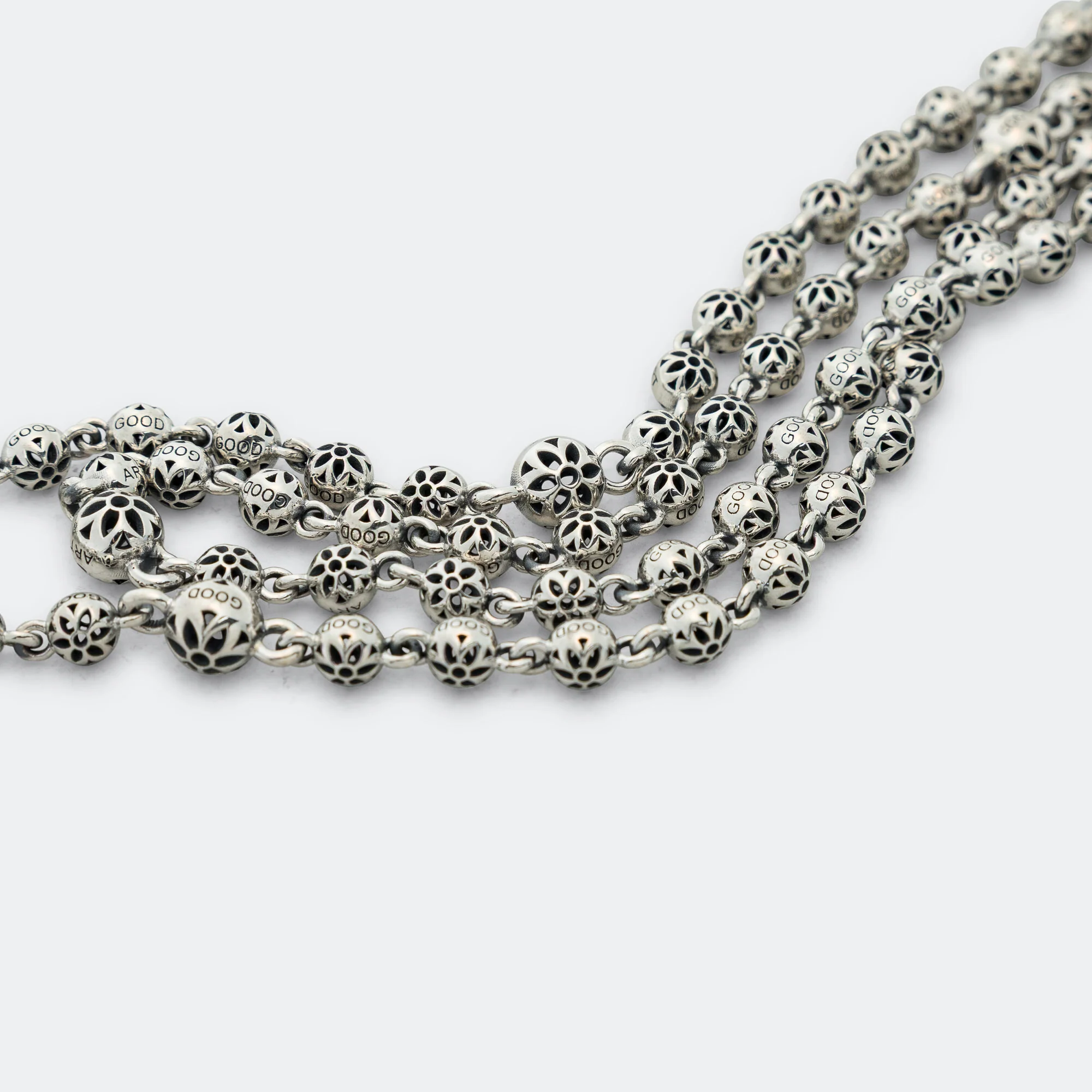 Oyster Rosary Necklace - 925 Silver - Image 4