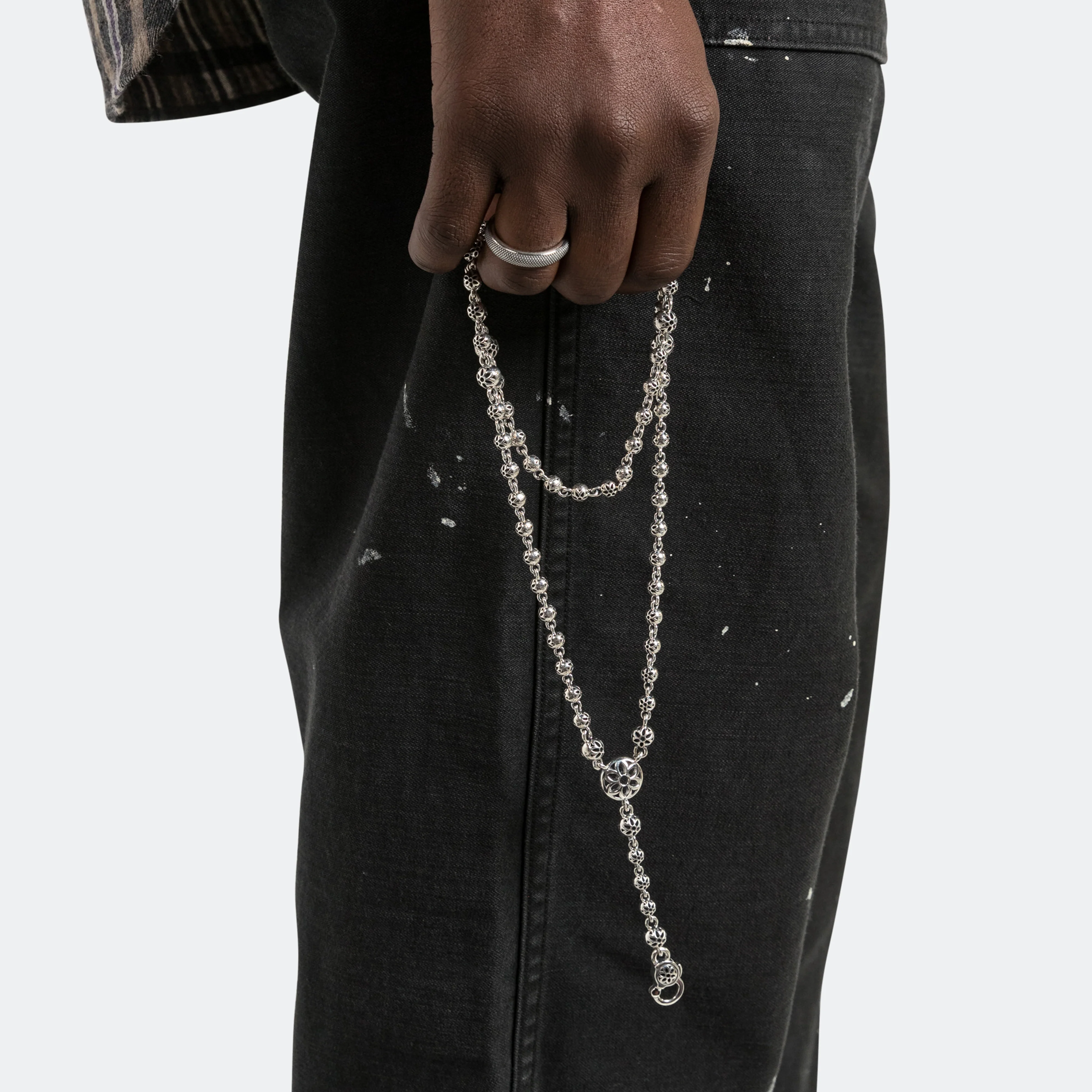 Oyster Rosary Necklace - 925 Silver - Image 7