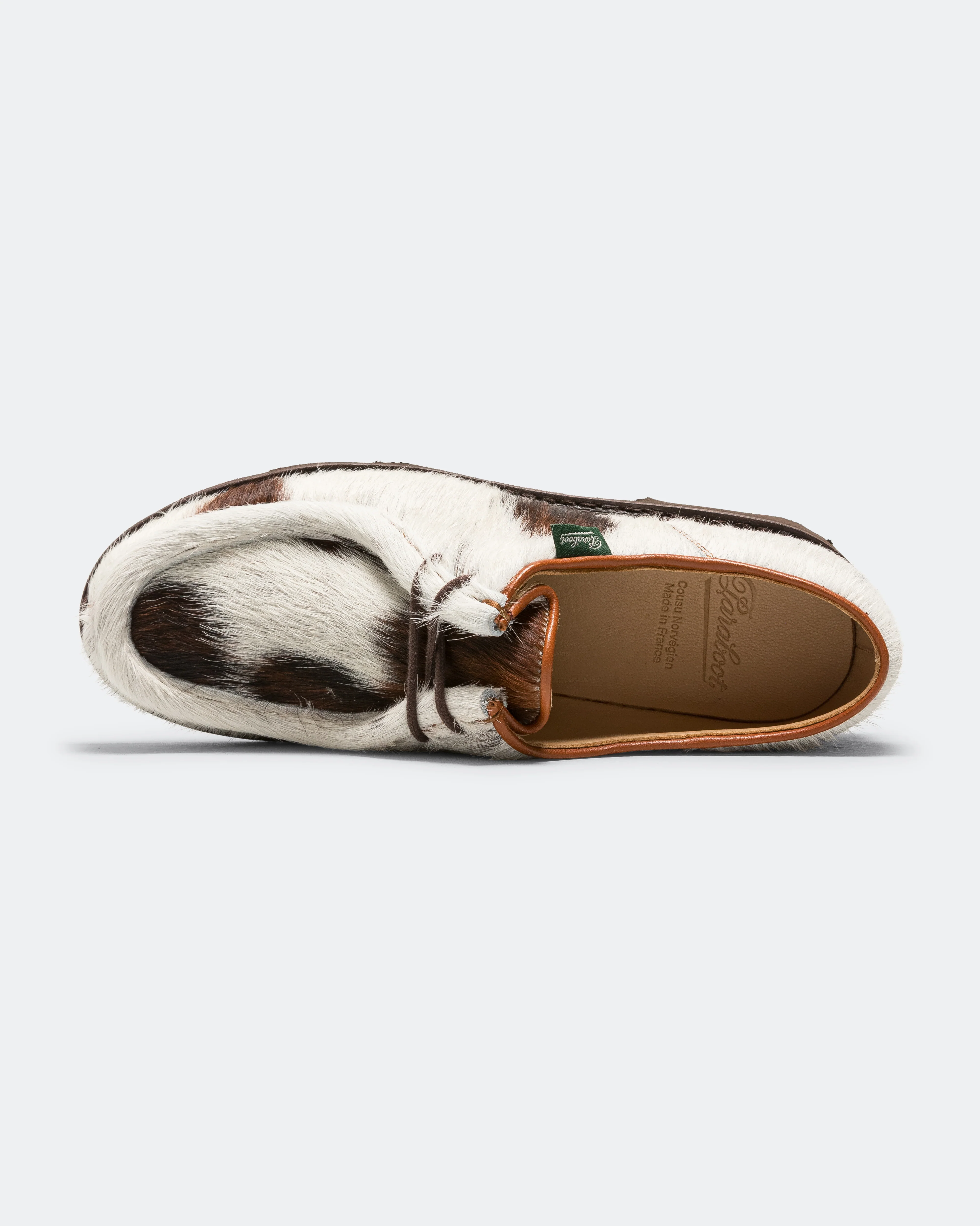 Womens Michael/Griff - Marron/Poils Vache - Image 4