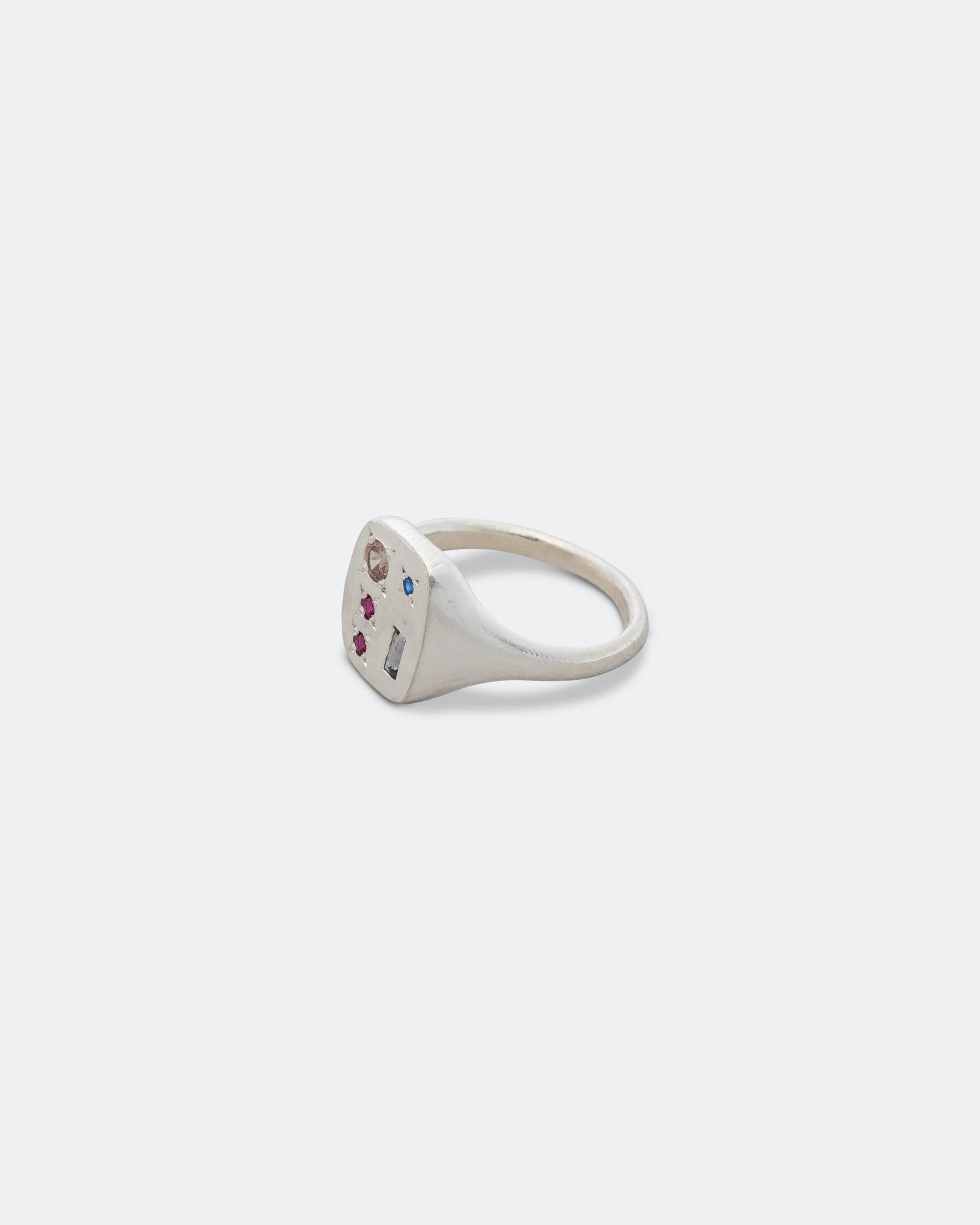 Paris Ring - 925 Silver/Grey Spinel - Image 3