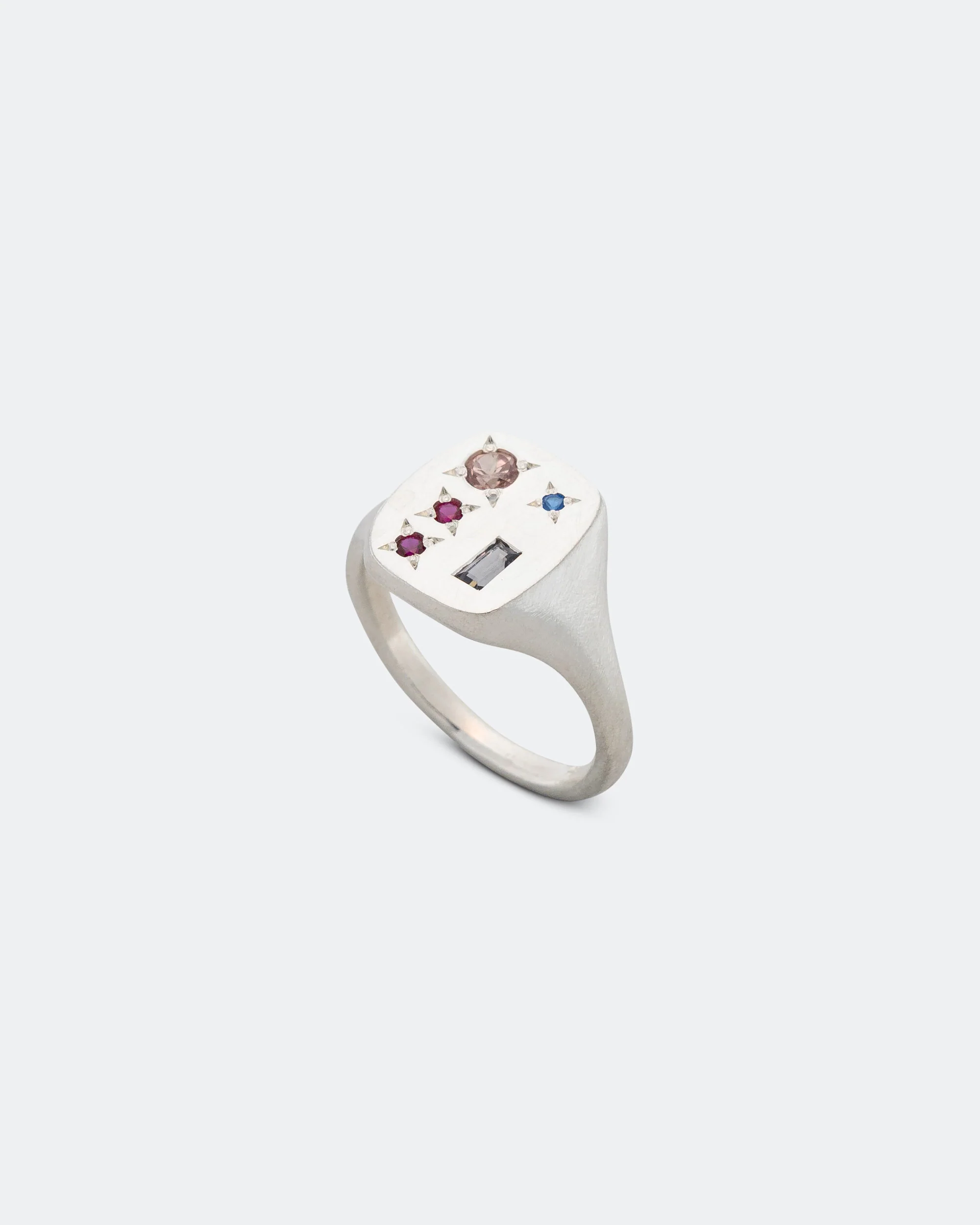 Paris Ring - 925 Silver/Grey Spinel - Image 4