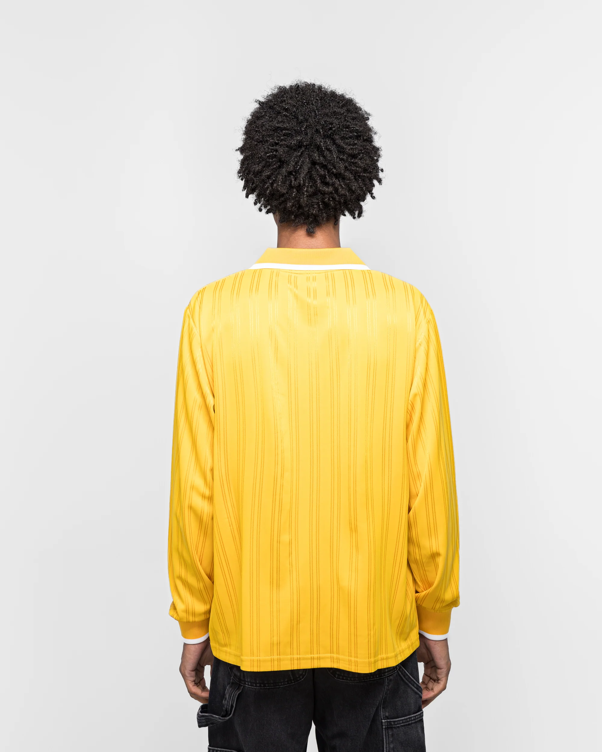 Jacquard Striped Long Sleeve - Golden Rod - Image 4
