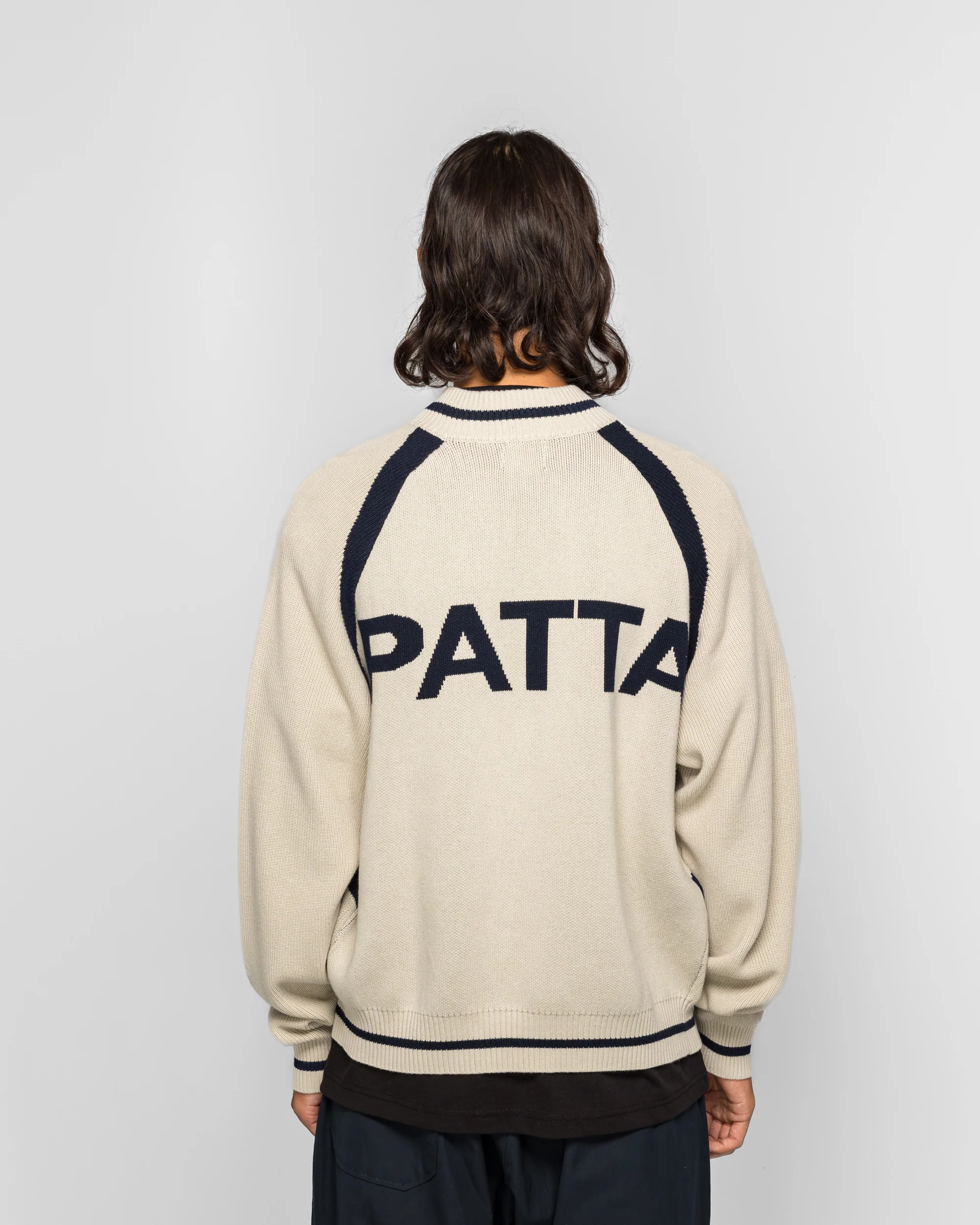 Track Top Cardigan - Vaporous Grey - Image 4