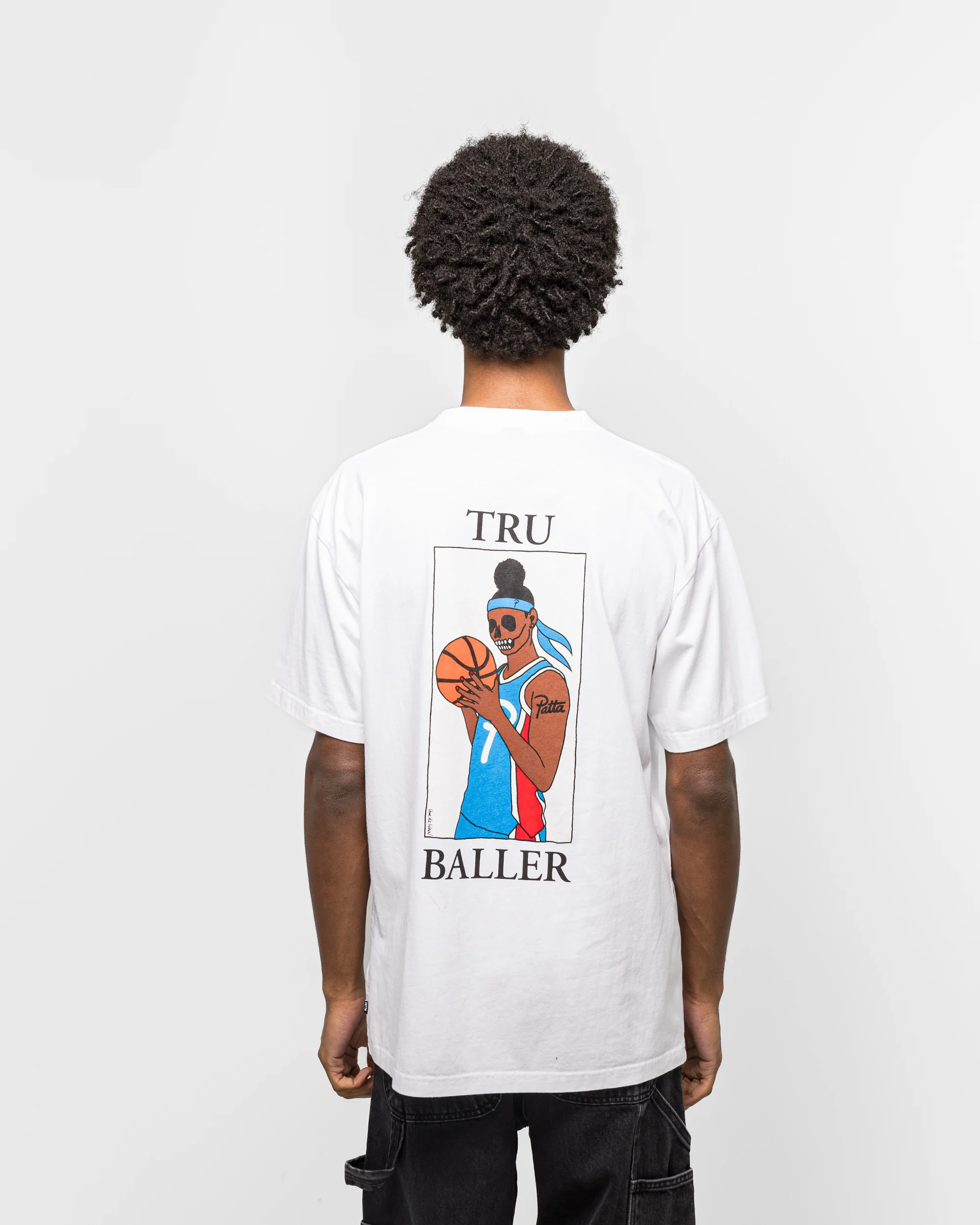 Tru Baller T-Shirt - White - Image 4