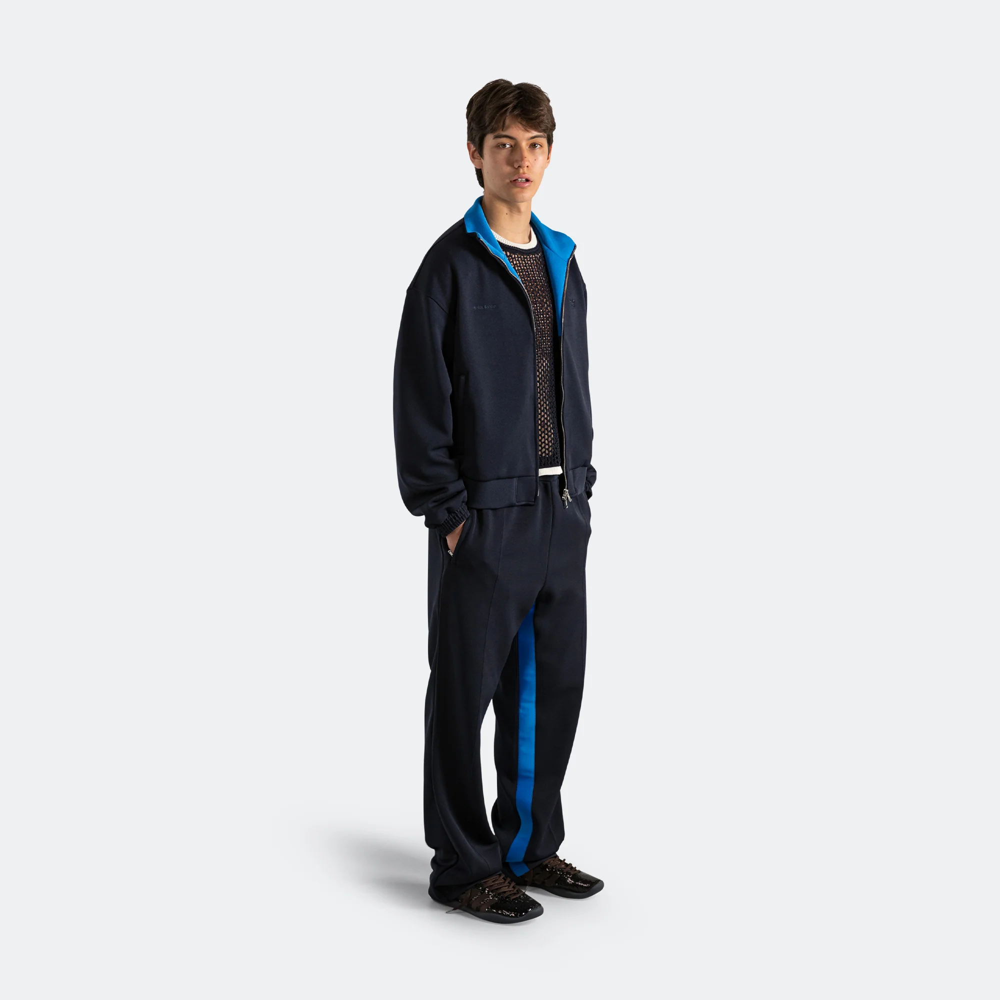 Pique Track Pant x Wales Bonner - Night Navy - Image 6