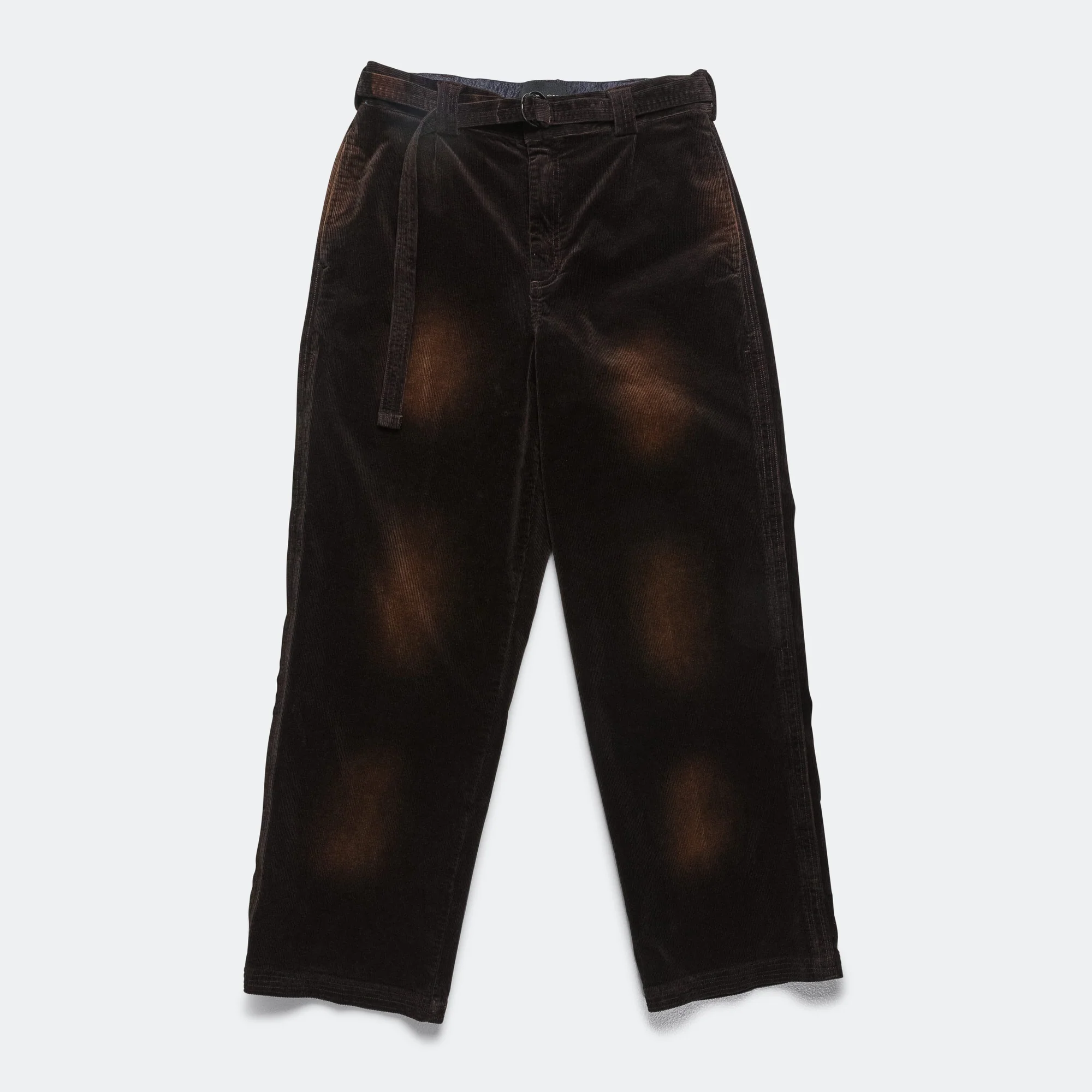 Pleated Work Pant - Washed Brown