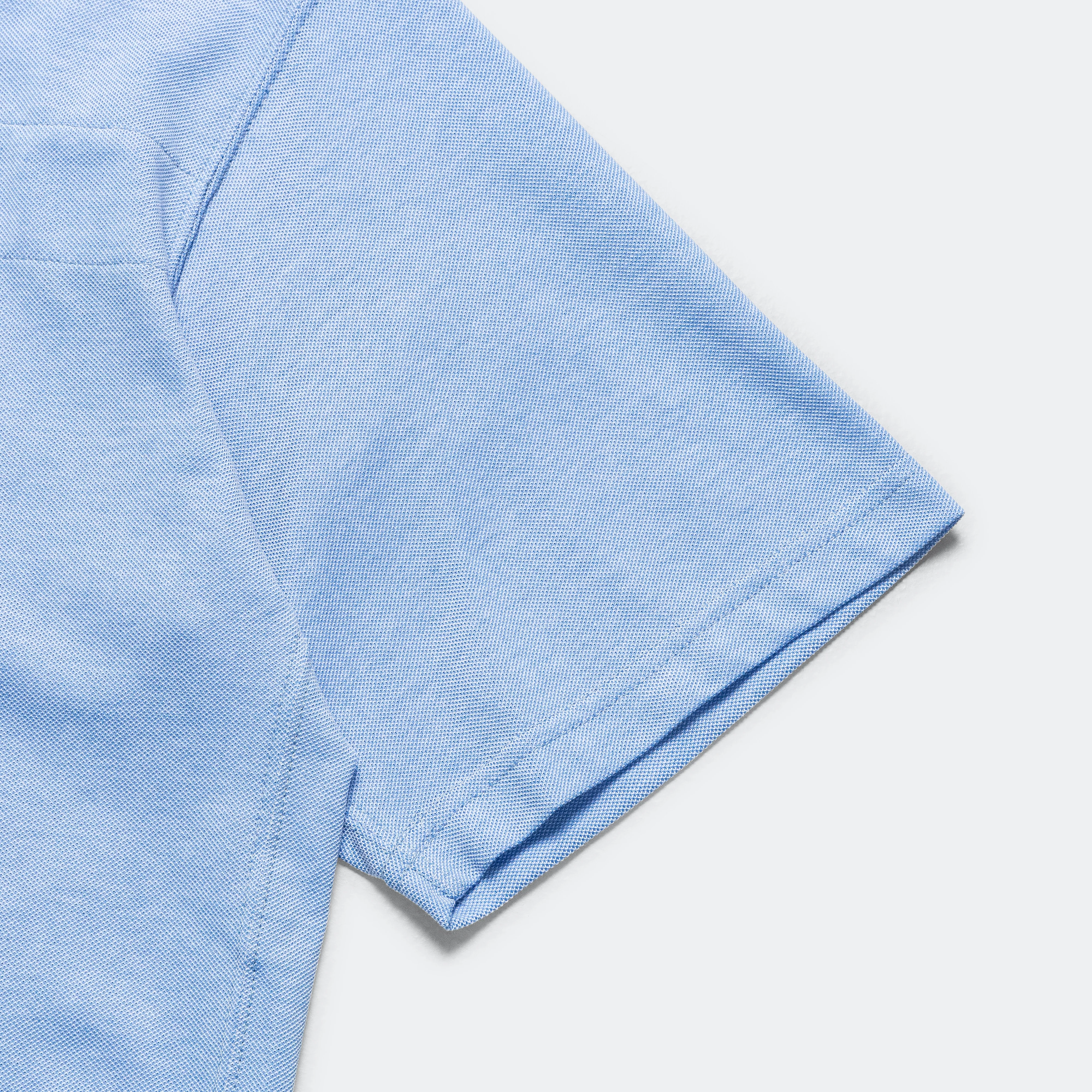 Polo Shirt Combo - Lt. Blue Cotton Pique - Image 4
